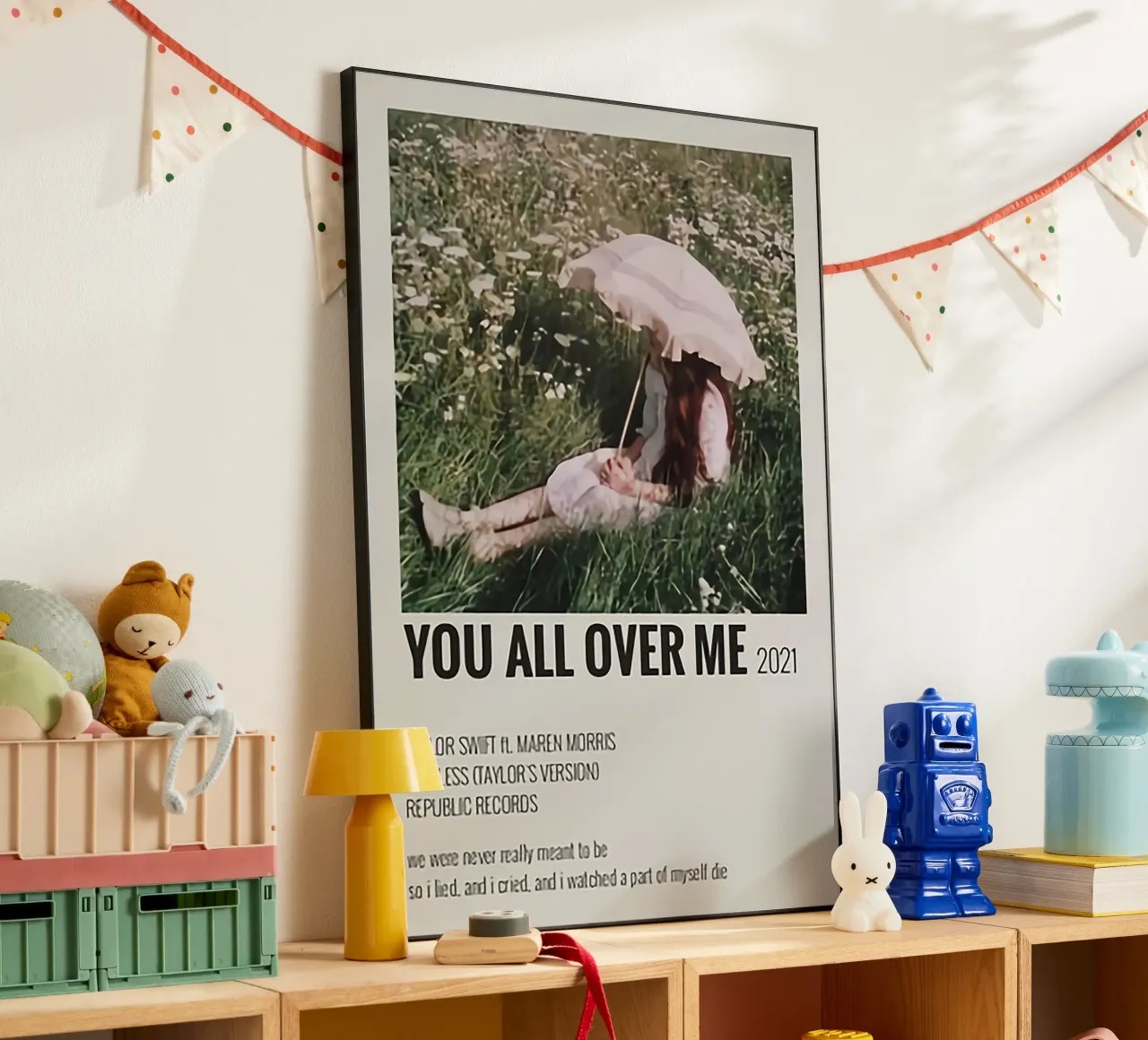 You All Over Me 2021 - Poster di Taylor Swifts pannello forex da HUMMERSONIC