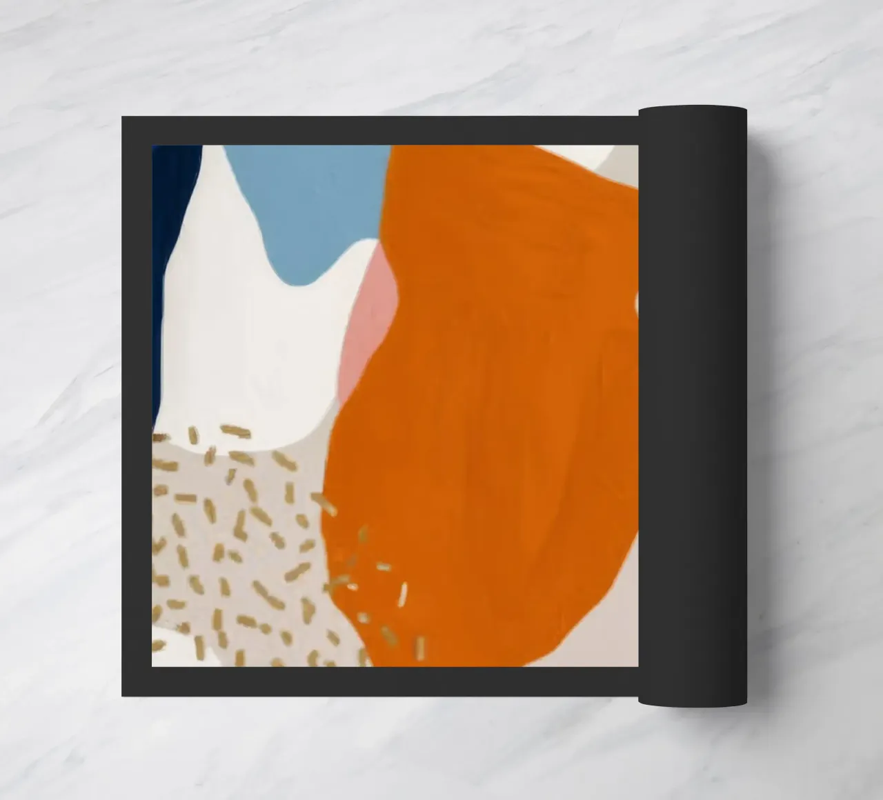 Speelse randvorm deurmat van Monarch Arc