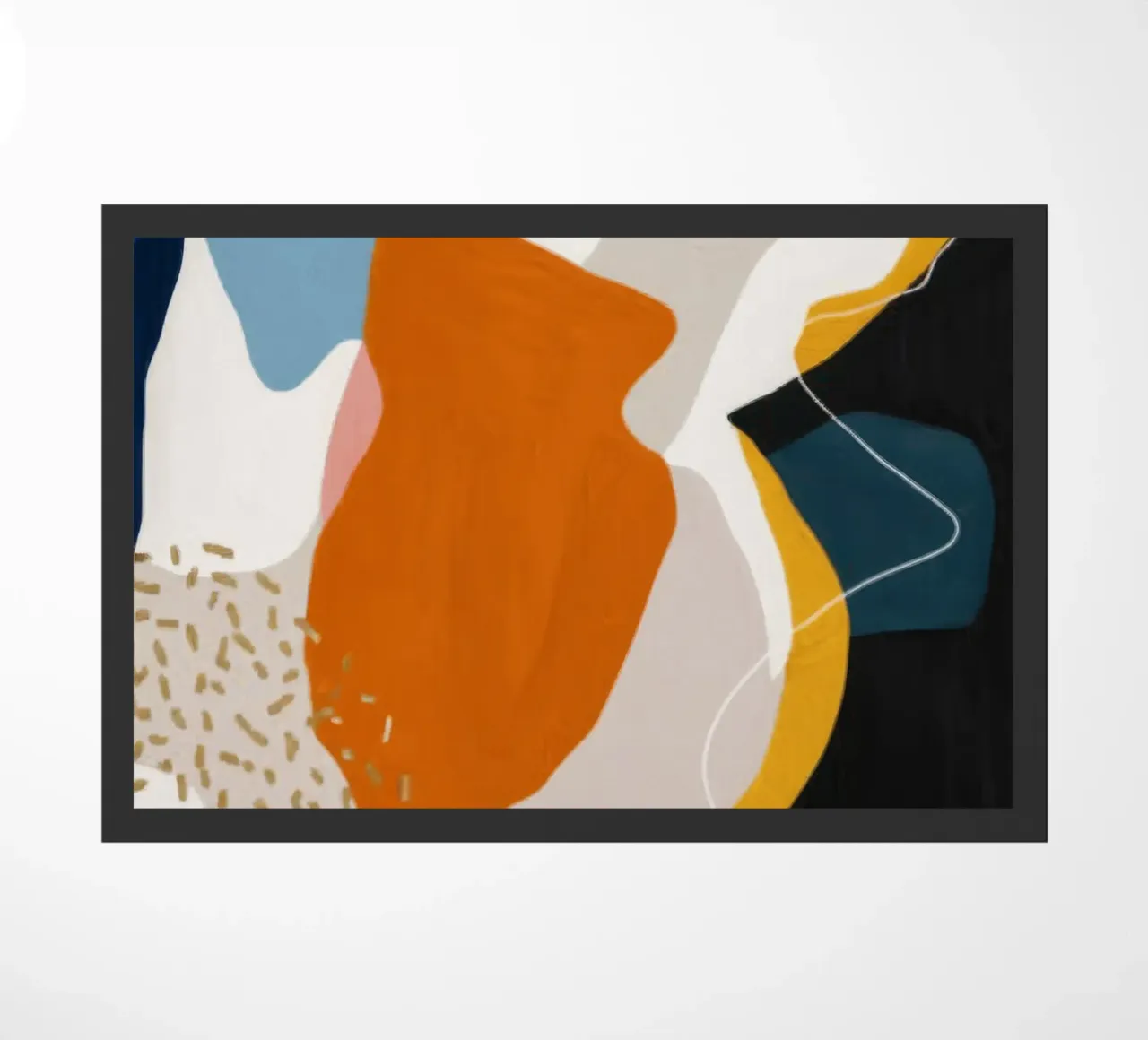 Speelse randvorm deurmat van Monarch Arc