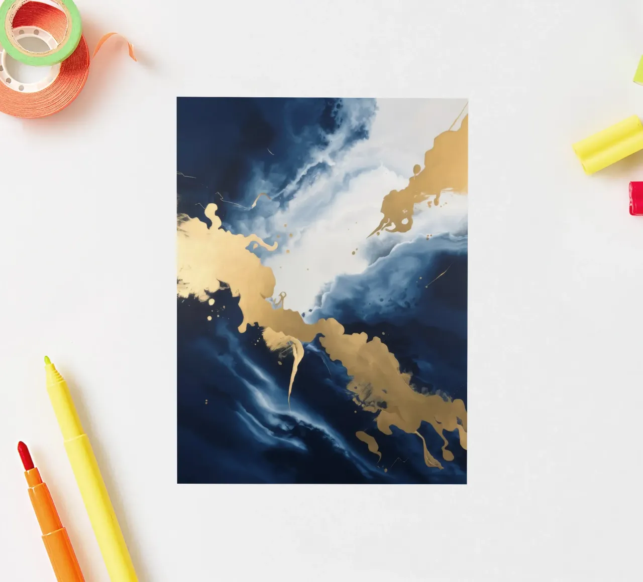 Impennata di inchiostro celeste adesivo da Monarch Arc