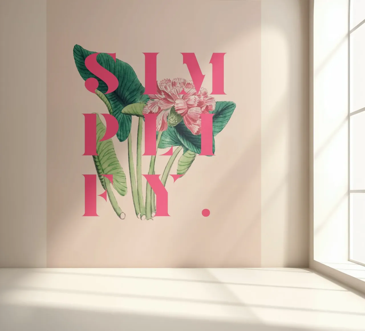 Simplify fotobehang van 83oranges.com