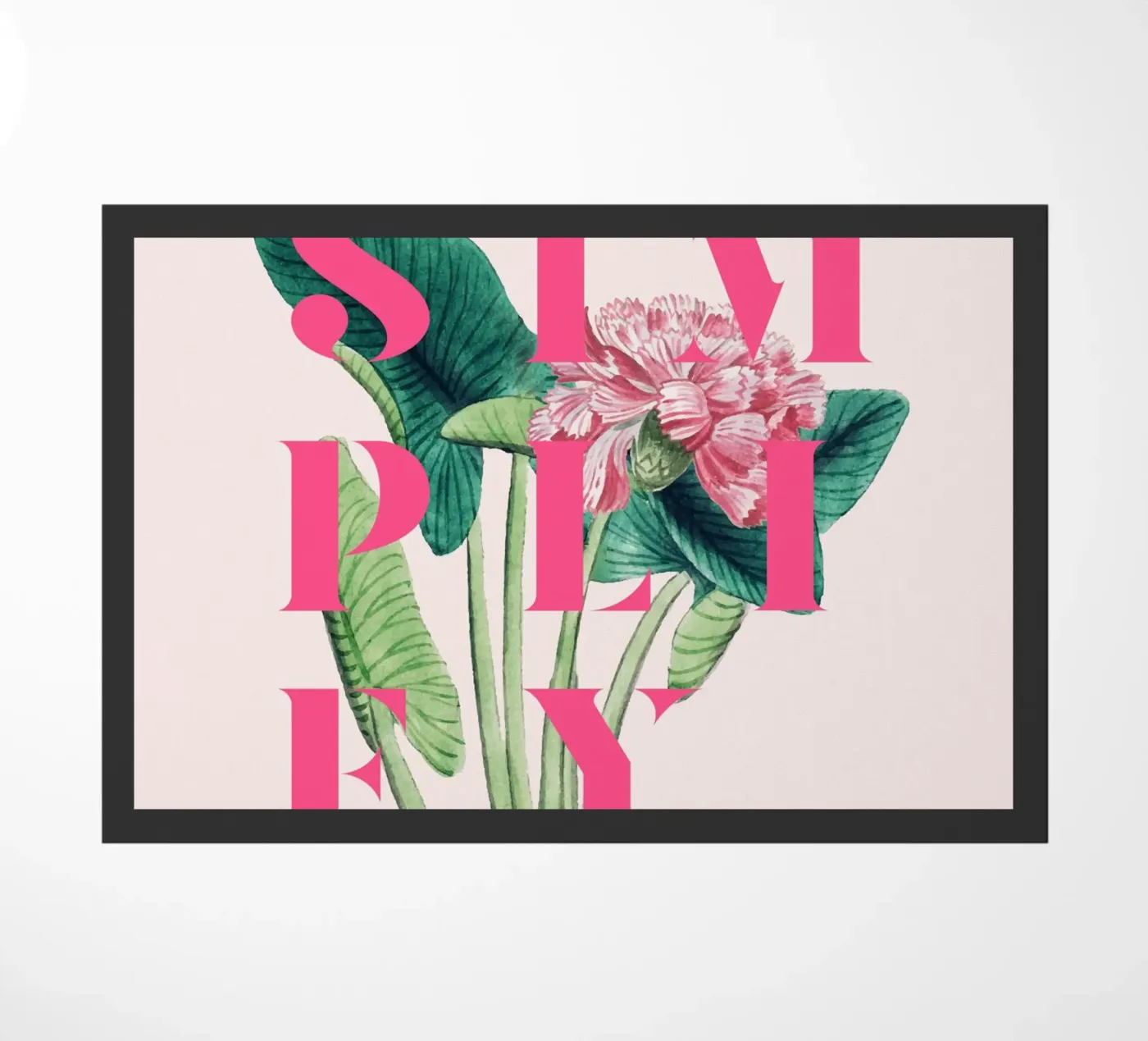 Vereenvoudig deurmat van 83oranges.com