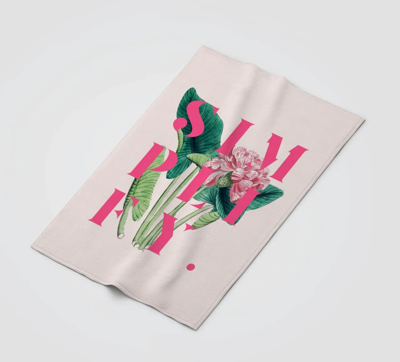 Simplify fleece blanket by 83oranges.com