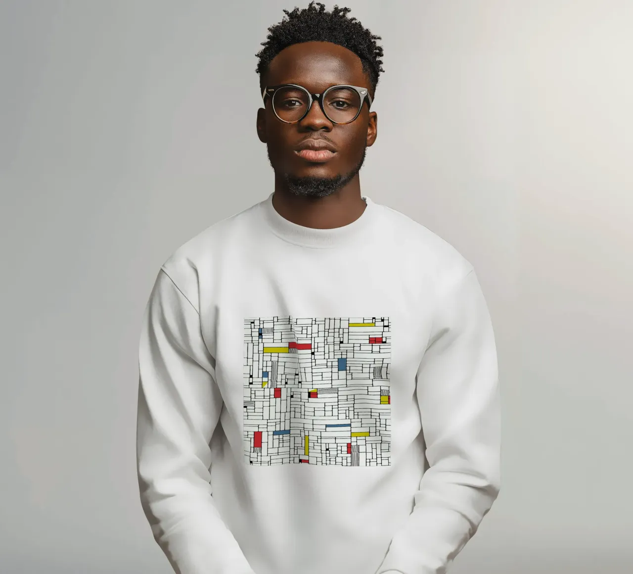 Computer Graphic primary colours felpa da Hemingway Design