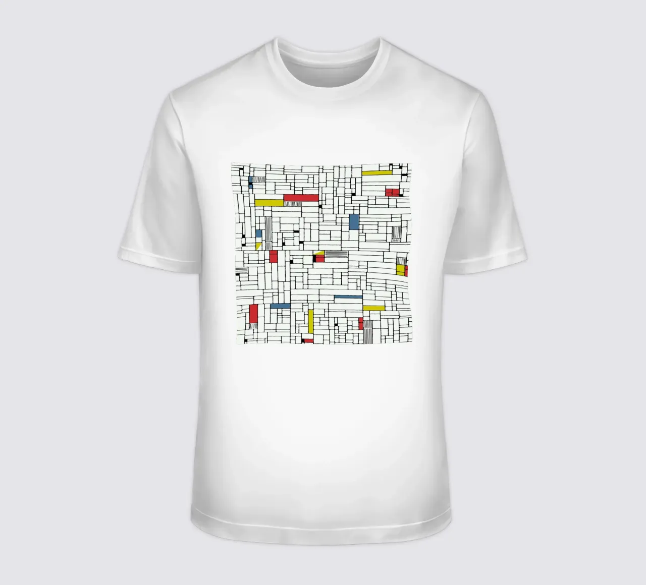 Computer Graphic primary colours t-shirt da Hemingway Design