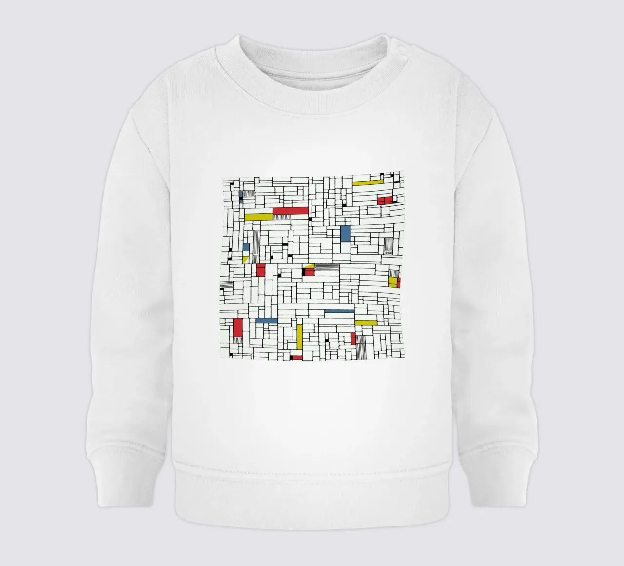 Computer Graphic primary colours felpa neonato da Hemingway Design