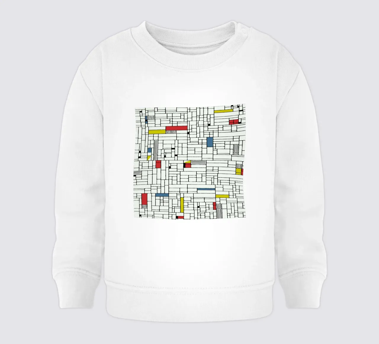 Computer Graphic primary colours felpa neonato da Hemingway Design