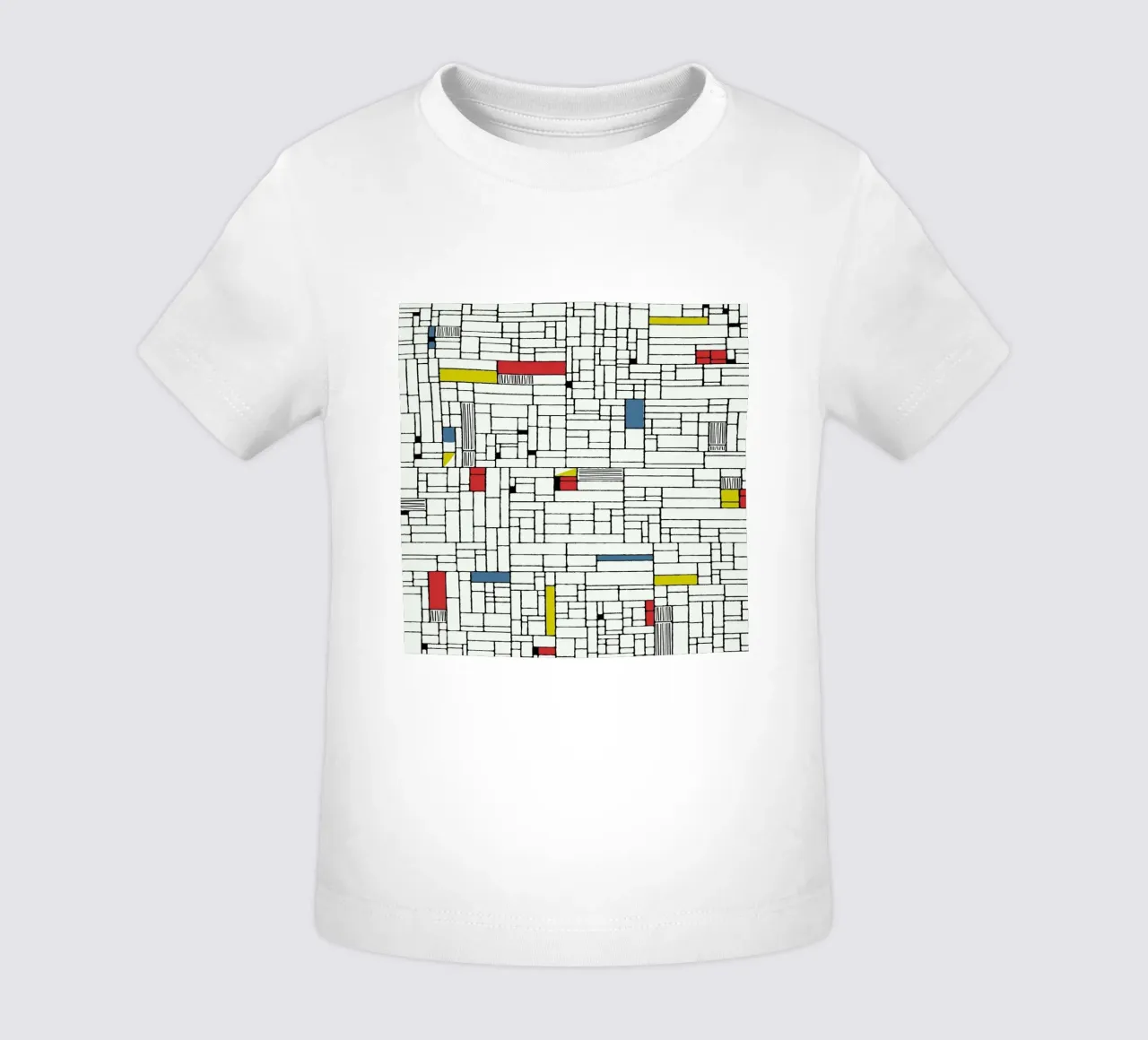 Computer Graphic primary colours maglietta neonato da Hemingway Design