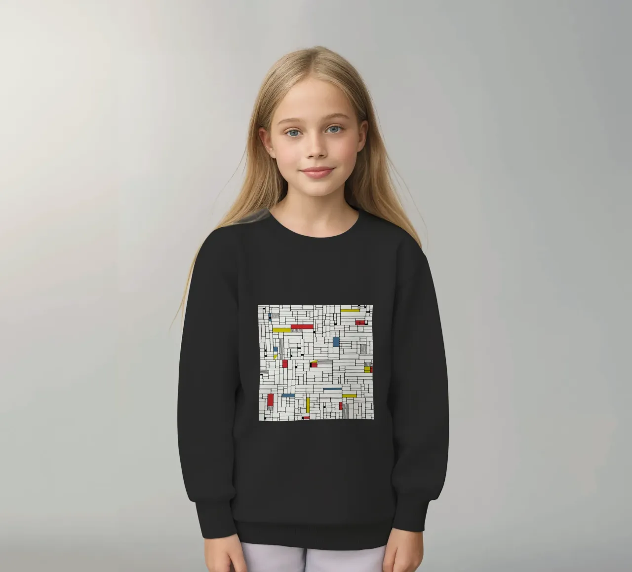 Computer Graphic primary colours felpa bambino da Hemingway Design