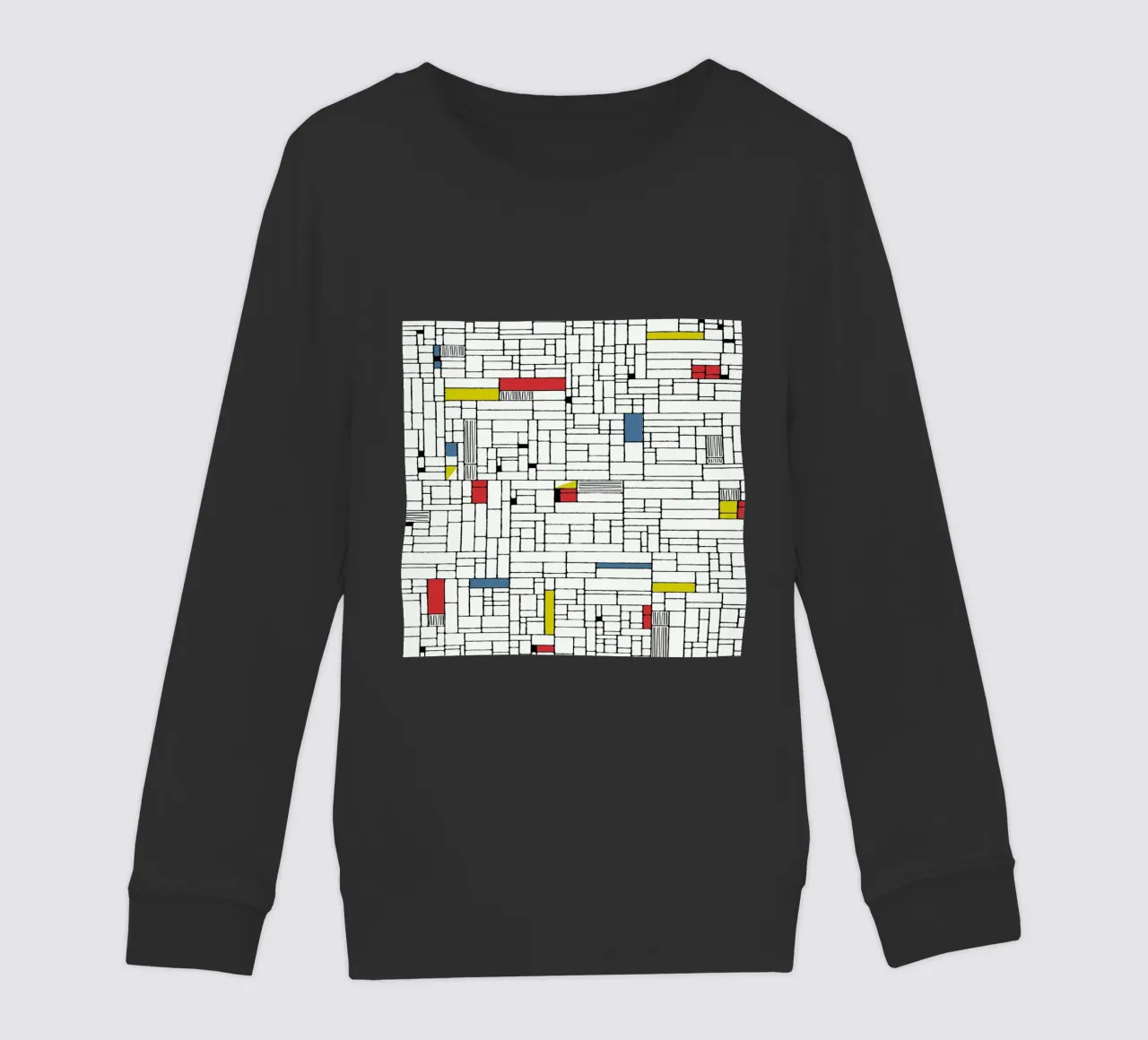 Computer Graphic primary colours felpa bambino da Hemingway Design