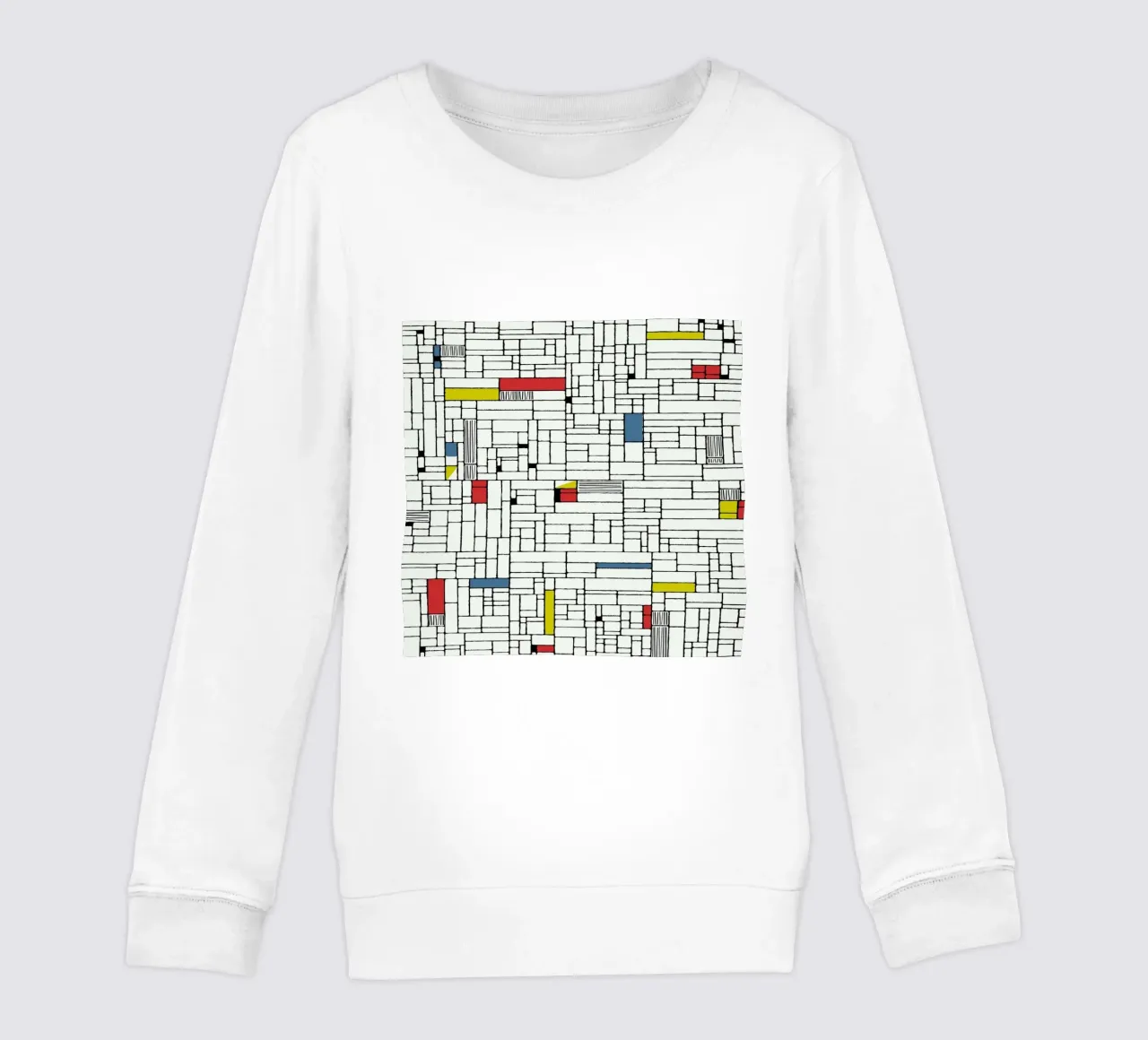 Computer Graphic primary colours felpa bambino da Hemingway Design