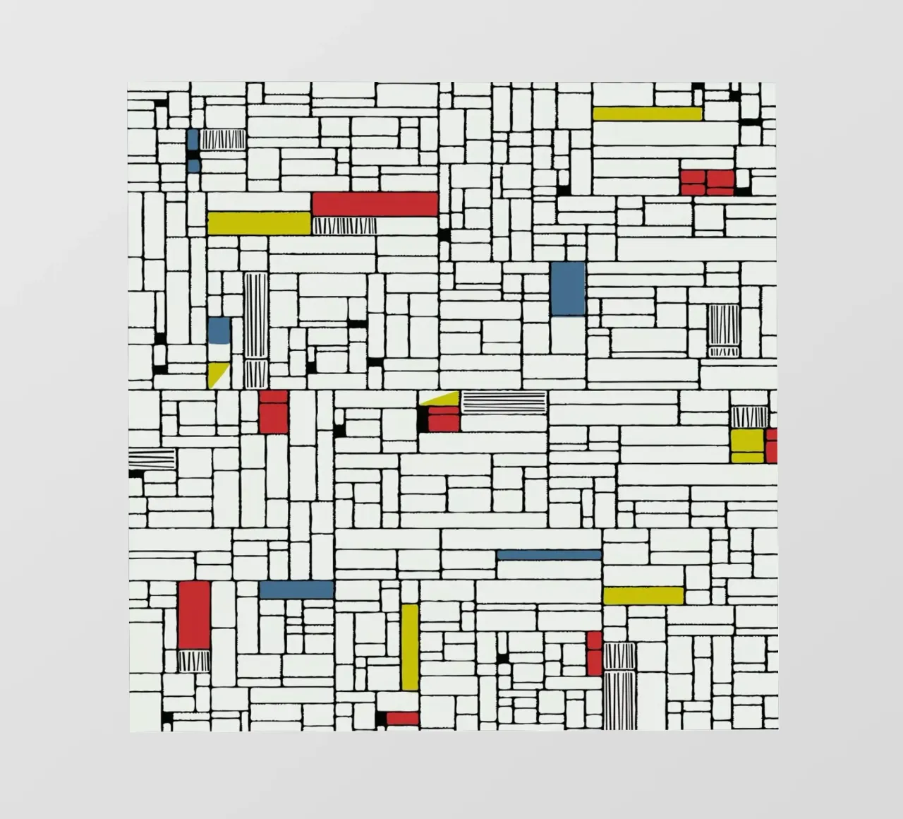 Computer Graphic primary colours telo in pvc da Hemingway Design