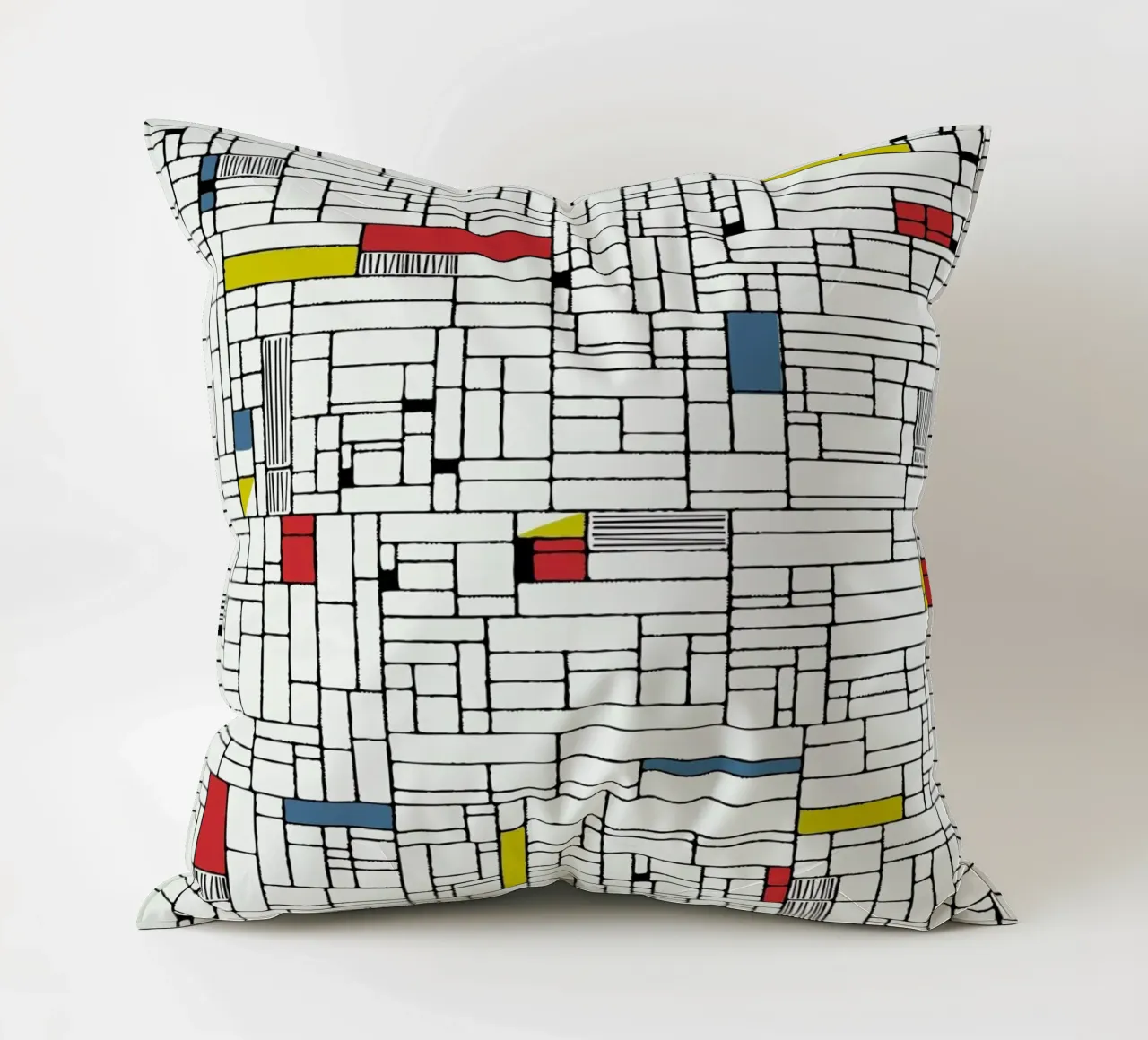 Computer Graphic primary colours cuscino da Hemingway Design