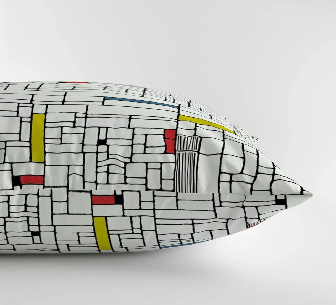 Computer Graphic primary colours cuscino da Hemingway Design