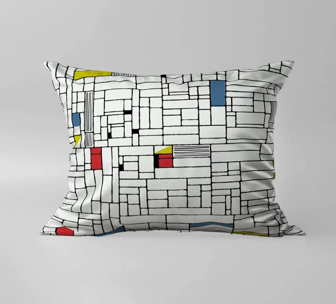 Computer Graphic primary colours cuscino da Hemingway Design