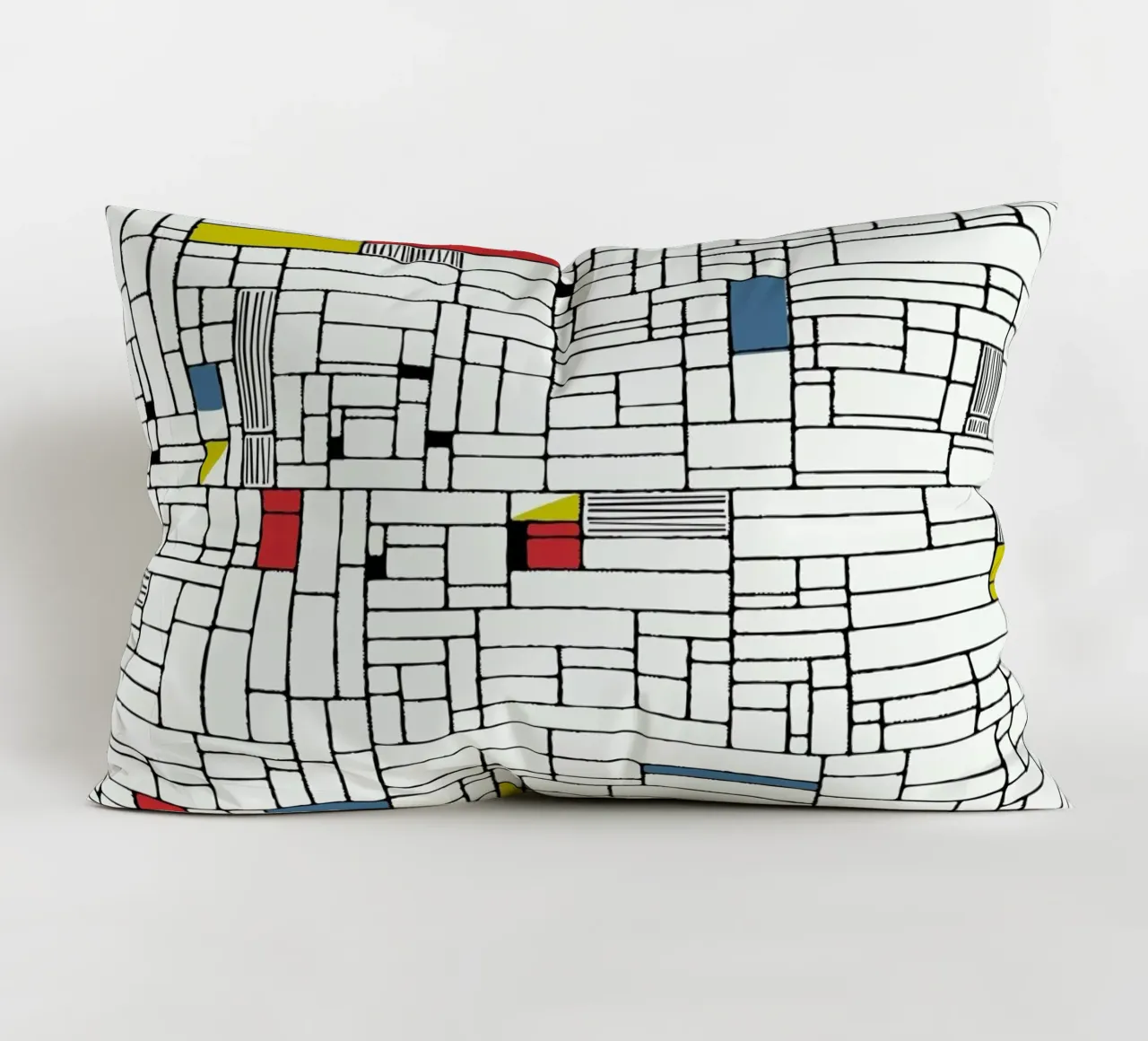 Computer Graphic primary colours cuscino da Hemingway Design