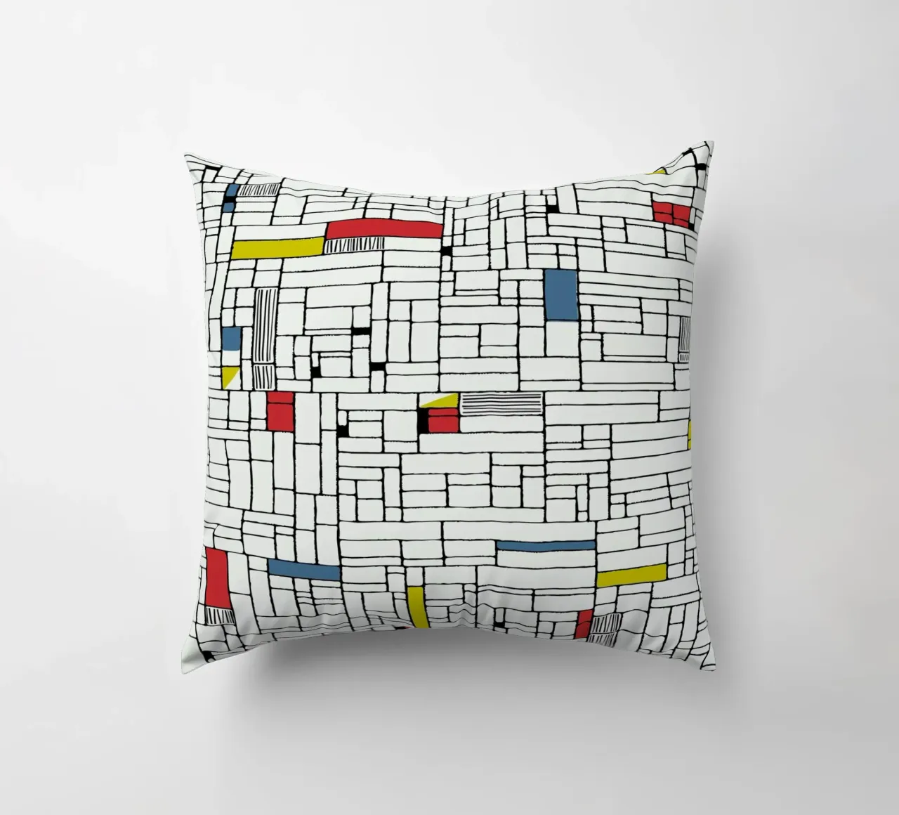 Computer Graphic primary colours cuscino da Hemingway Design