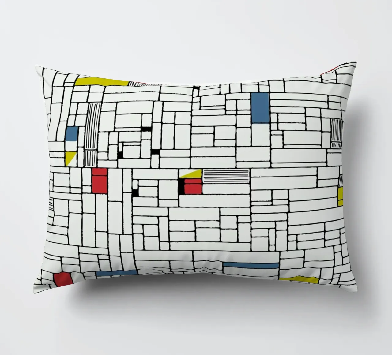 Computer Graphic primary colours cuscino da Hemingway Design