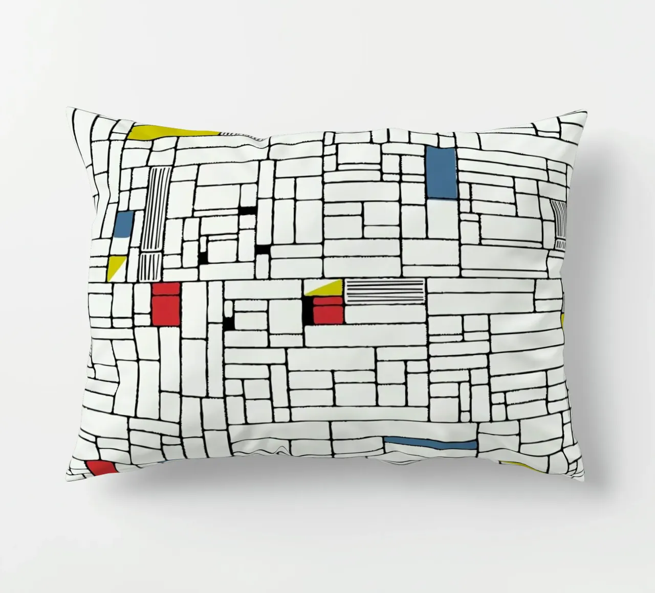 Computer Graphic primary colours cuscino da Hemingway Design