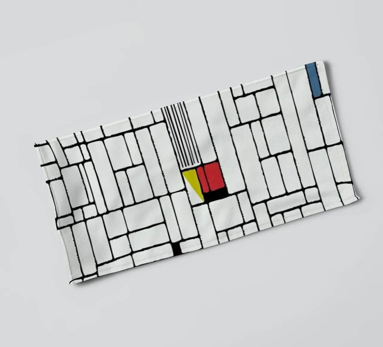 Computer Graphic primary colours asciugamano da bagno da Hemingway Design
