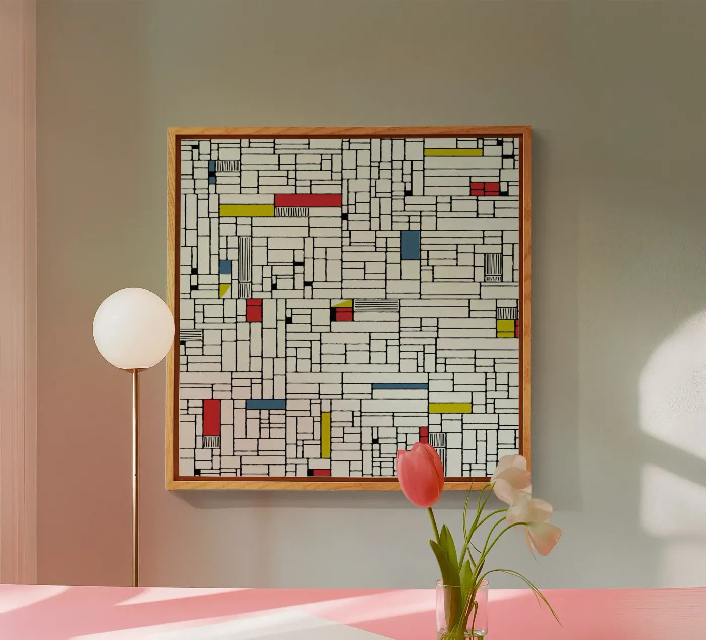 Computer Graphic primary colours plexiglas de Hemingway Design