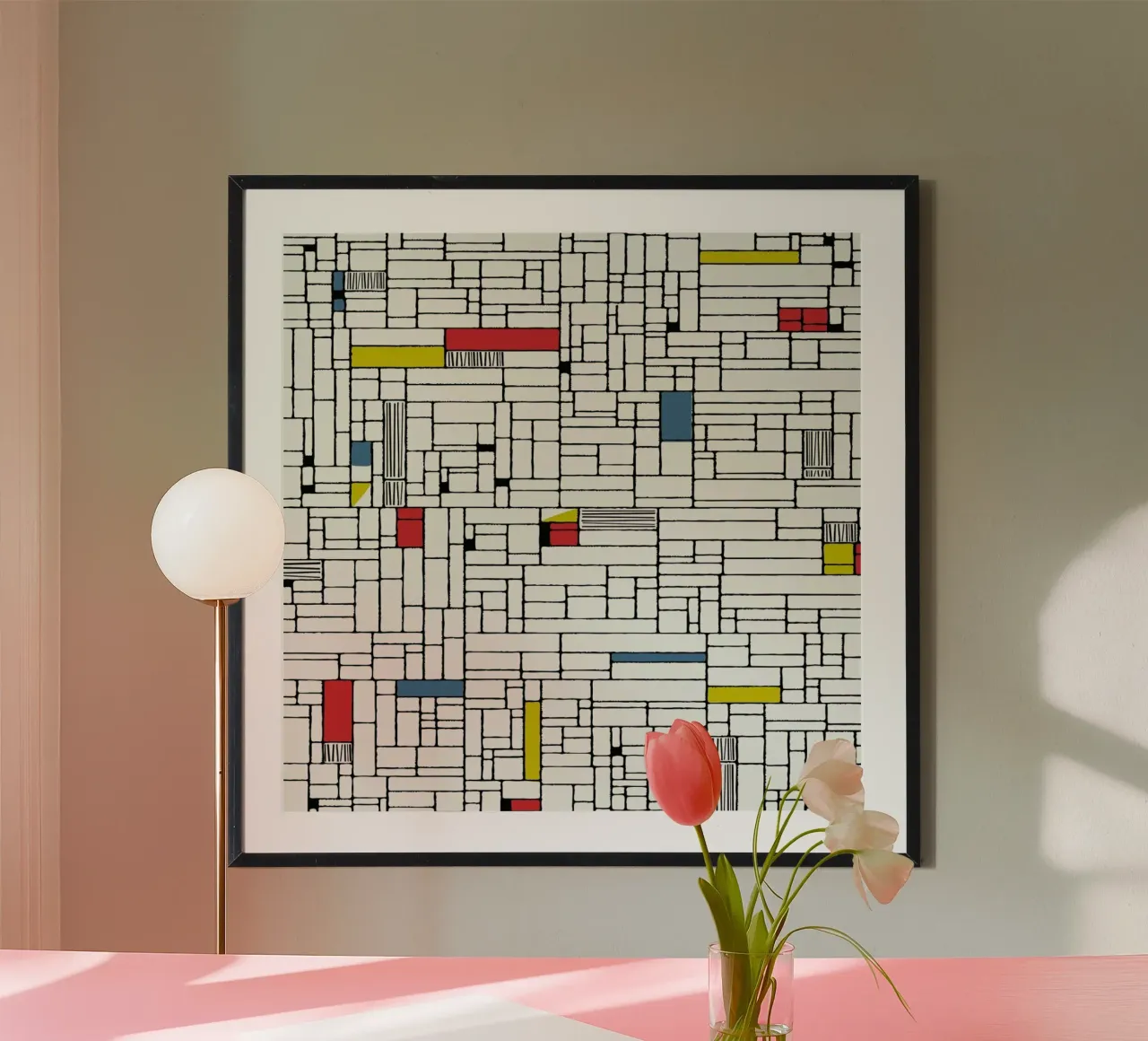 Computer Graphic primary colours poster da Hemingway Design