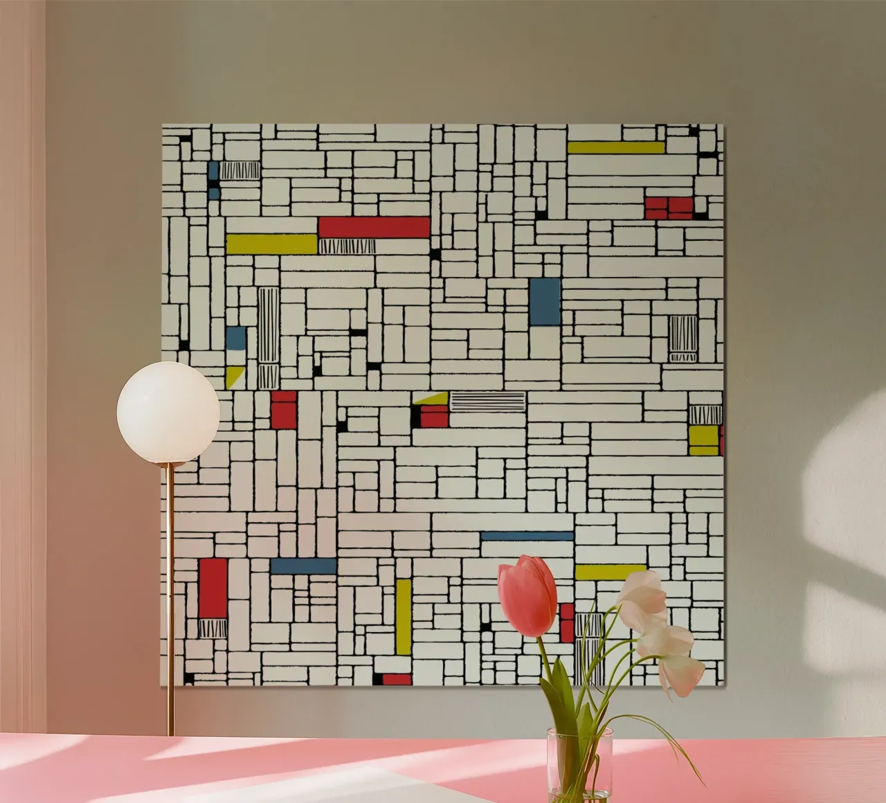 Computer Graphic primary colours poster da Hemingway Design