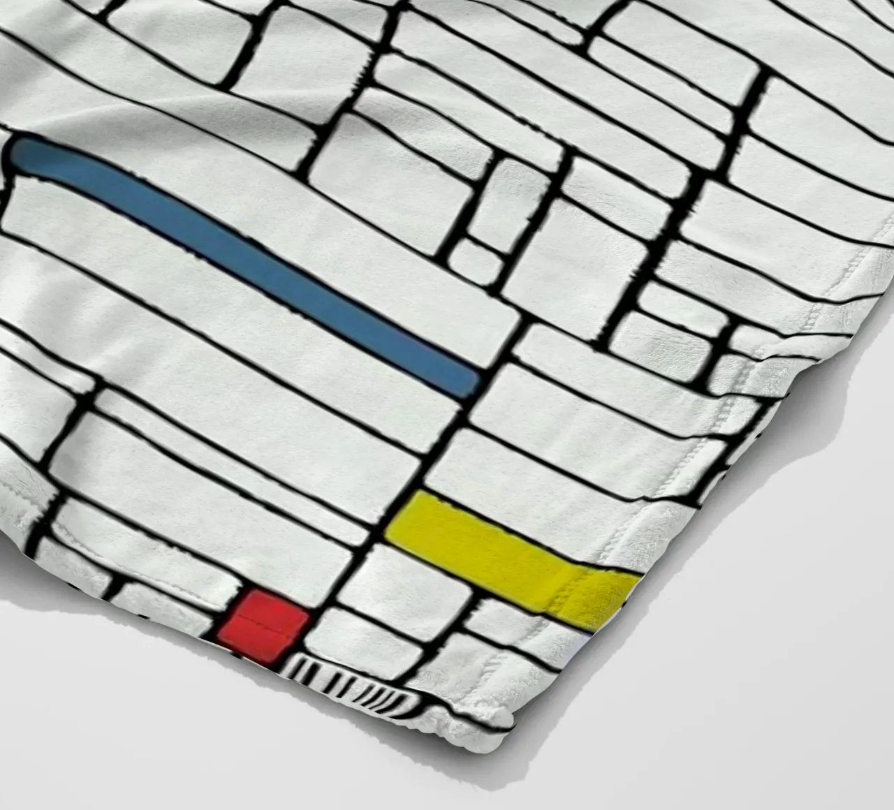 Computer Graphic primary colours coperta in pile da Hemingway Design