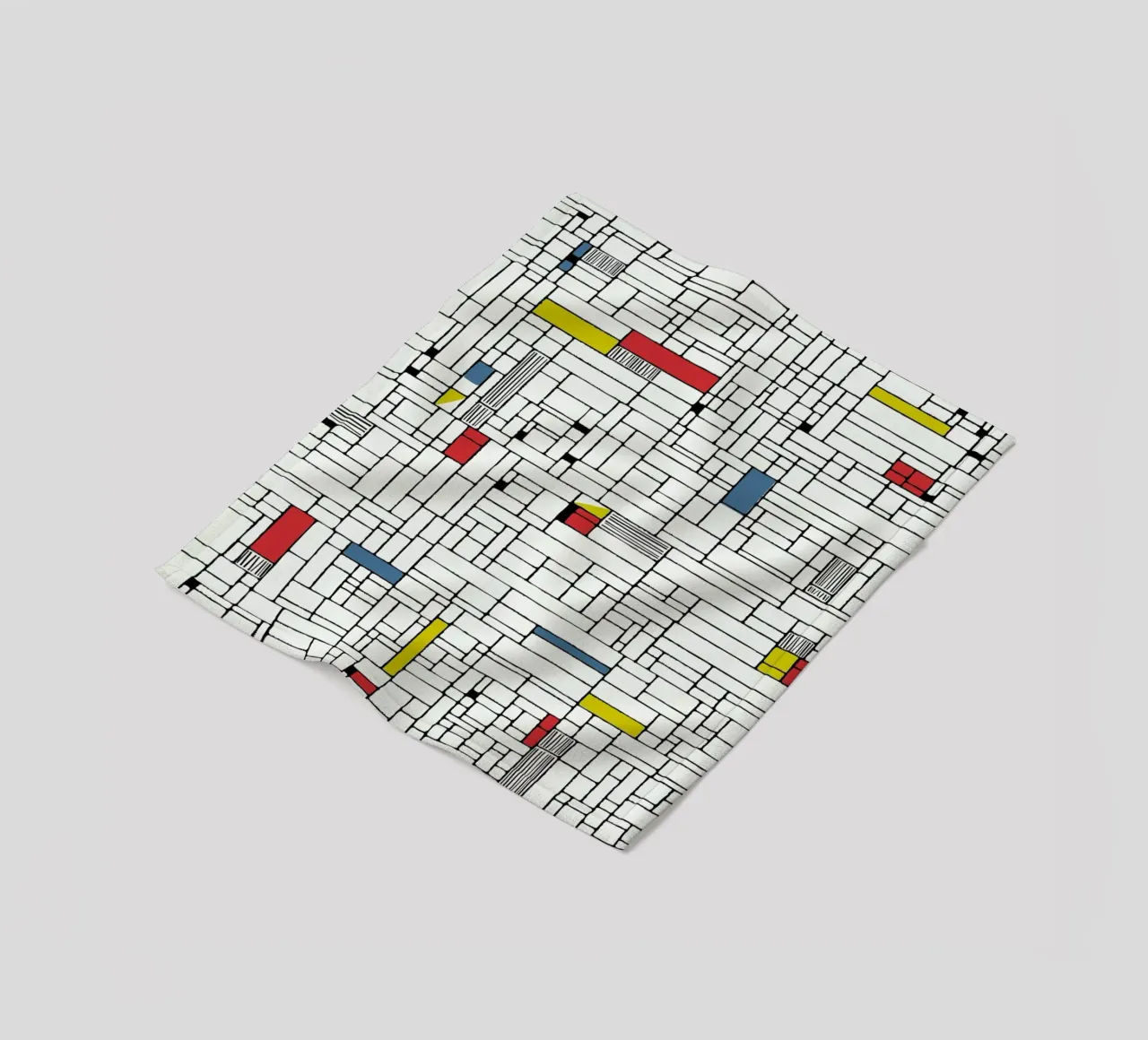 Computer Graphic primary colours coperta in pile da Hemingway Design