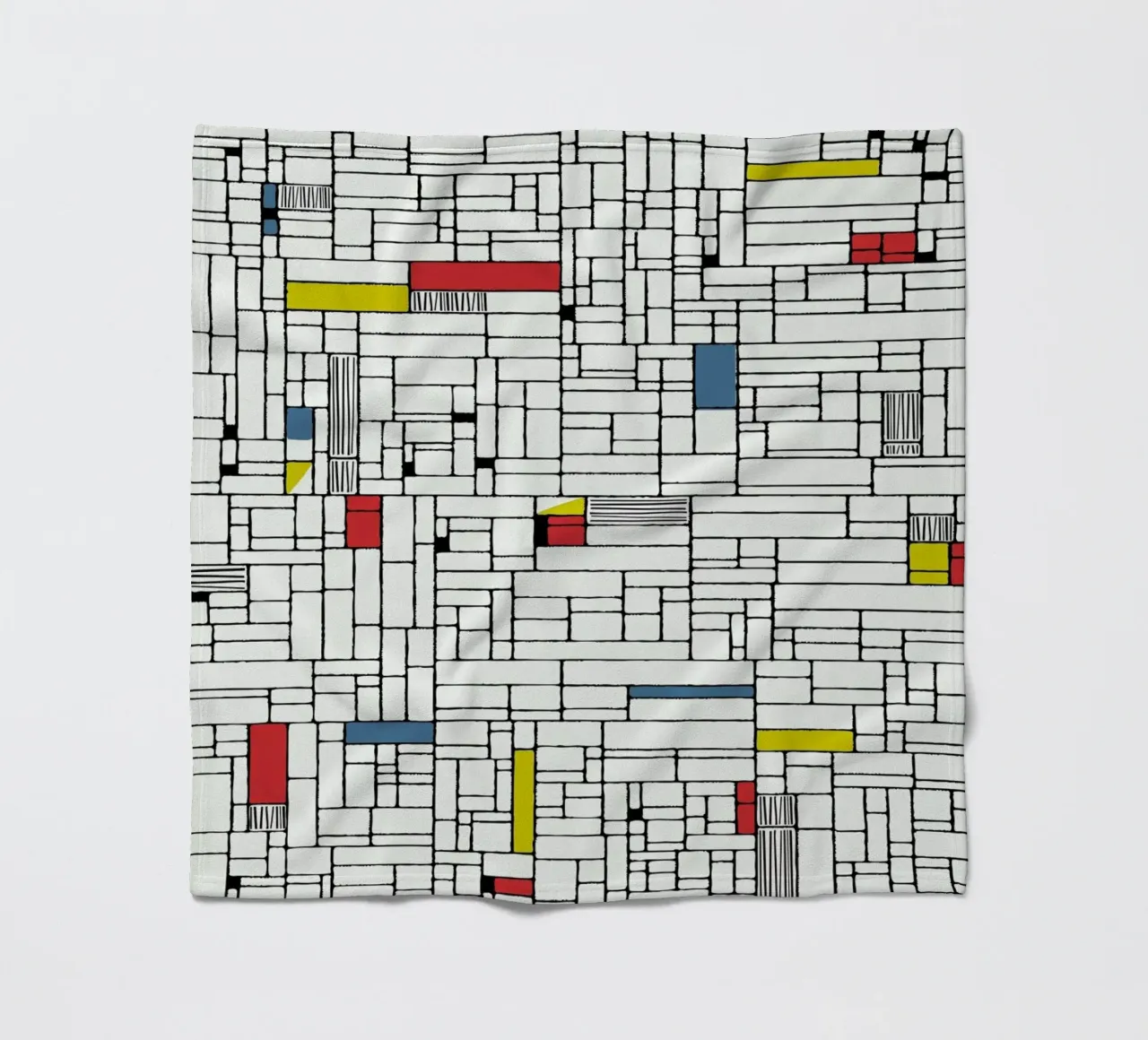 Computer Graphic primary colours coperta in pile da Hemingway Design