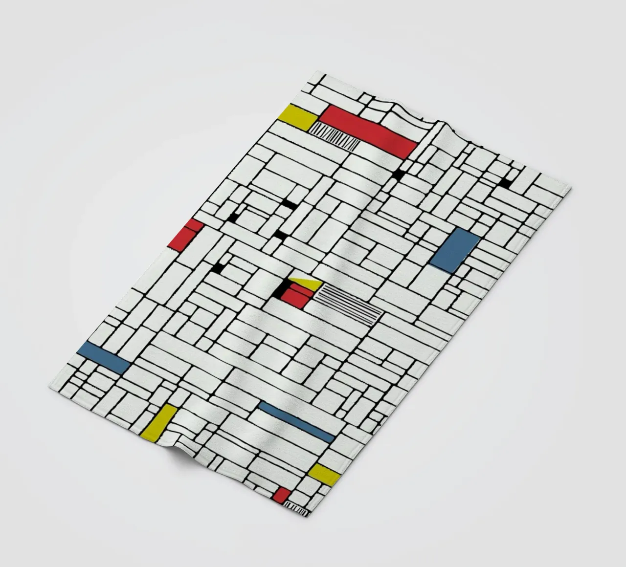 Computer Graphic primary colours coperta in pile da Hemingway Design