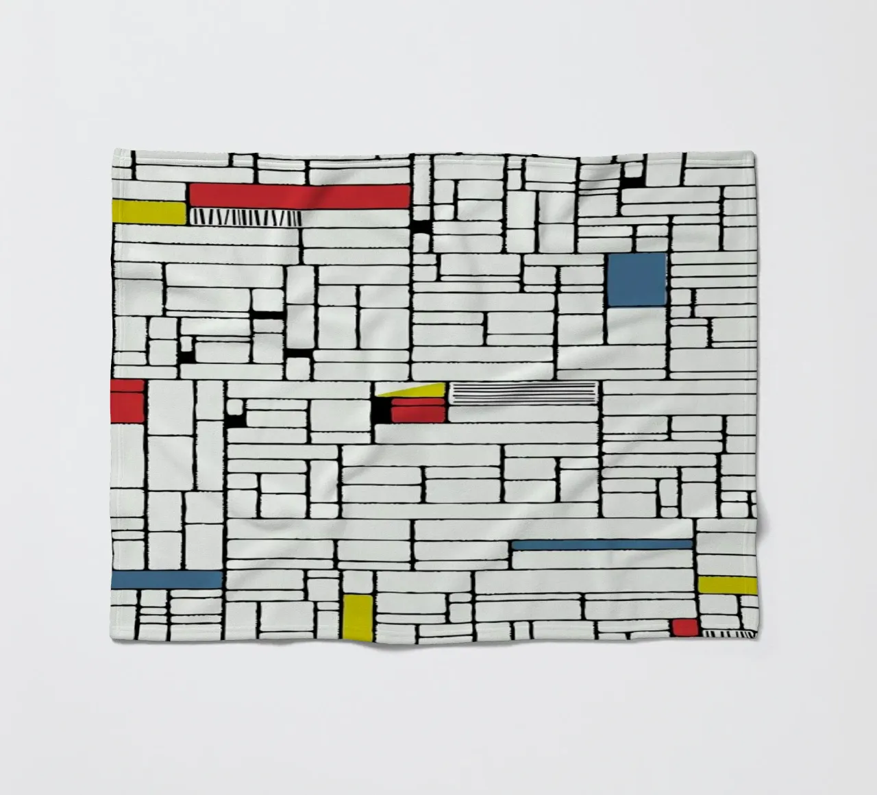 Computer Graphic primary colours coperta in pile da Hemingway Design