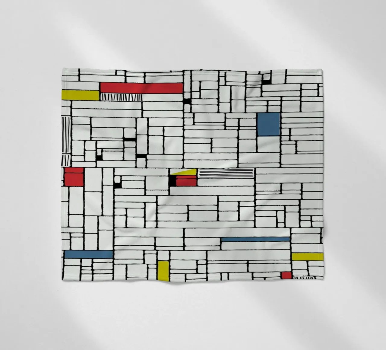 Computer Graphic primary colours coperta in pile da Hemingway Design