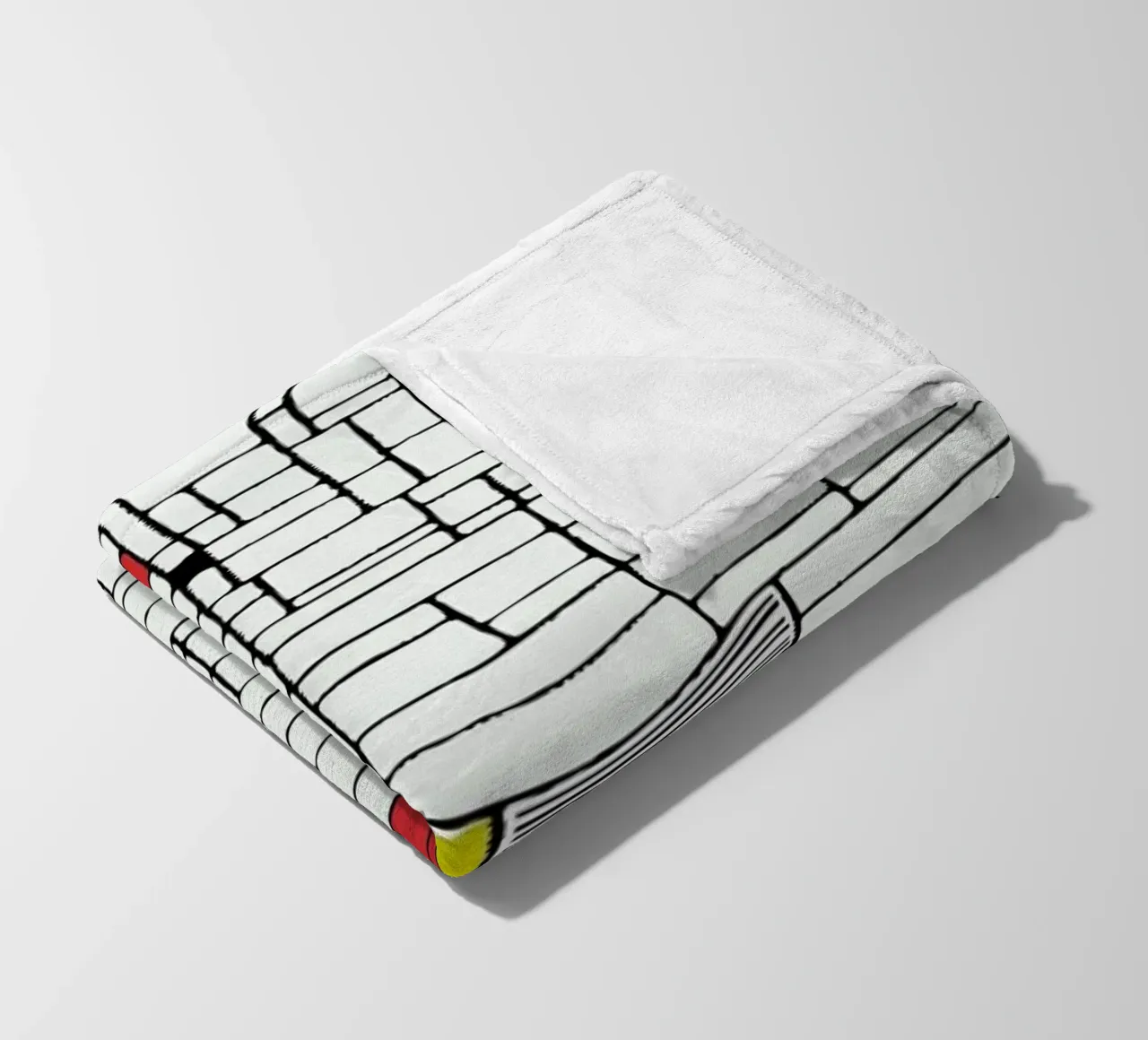 Computer Graphic primary colours coperta in pile da Hemingway Design