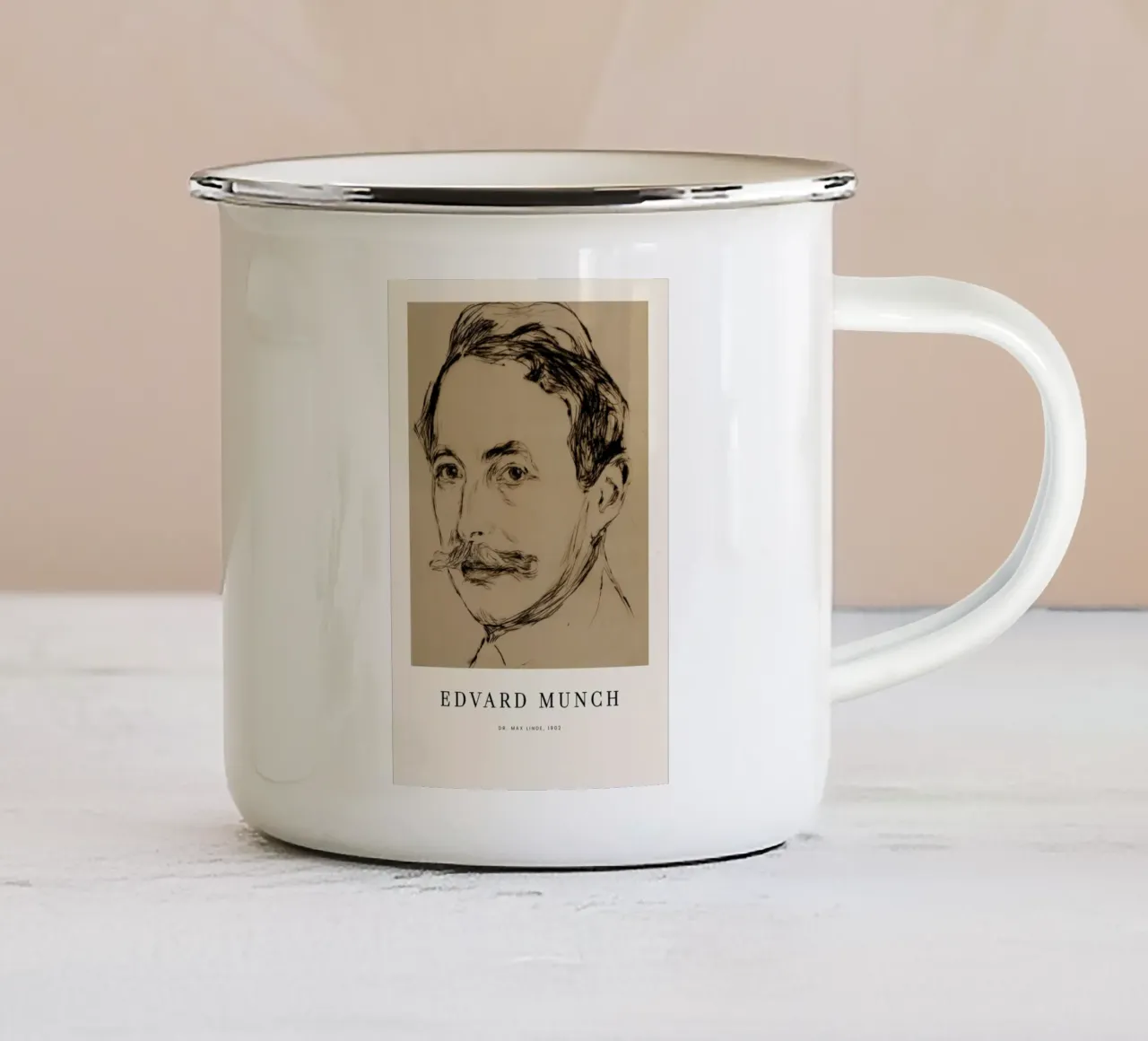 Munch - Dr. Max Linde tazza in smalto da ARTOTHEK