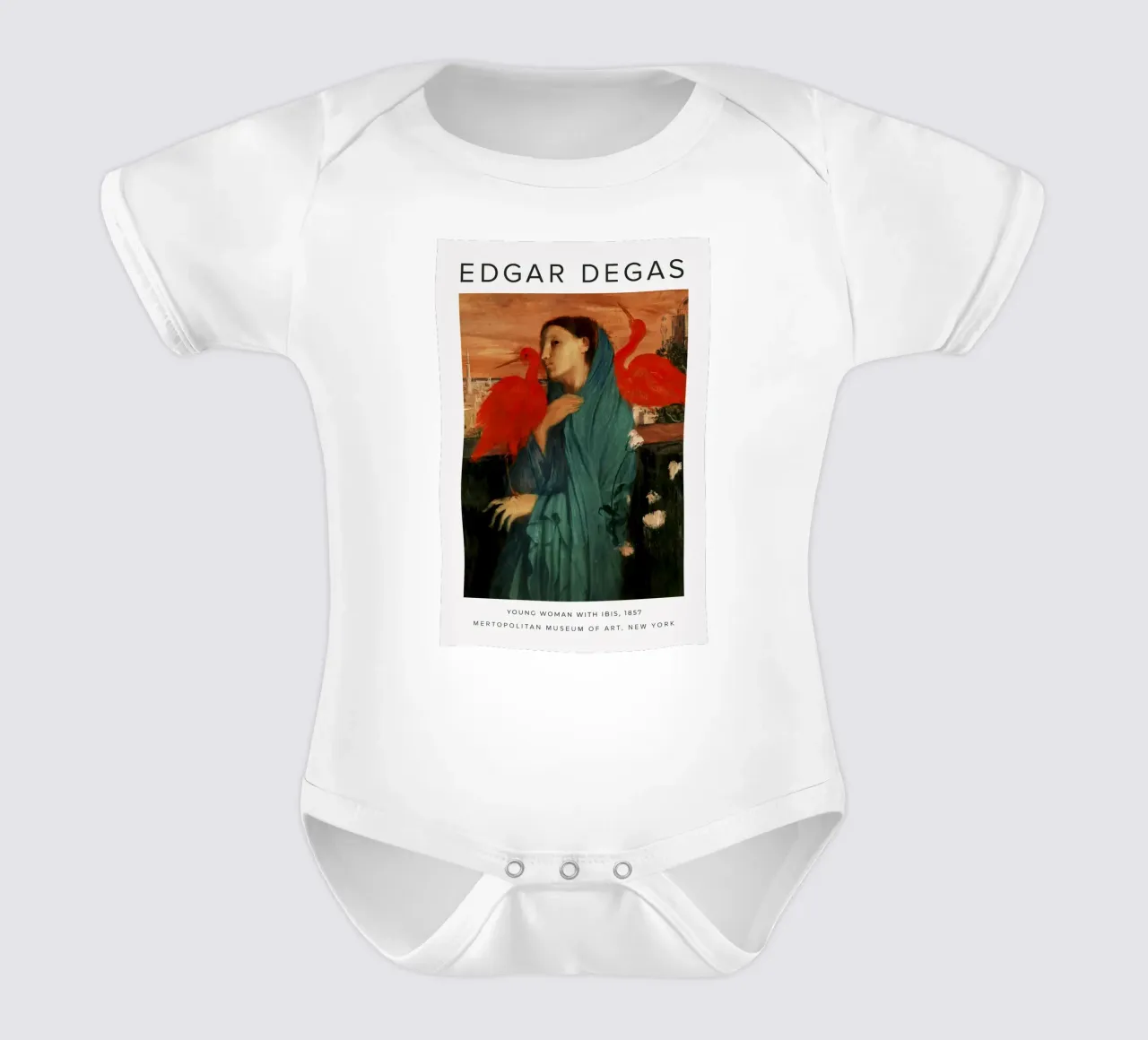 Edgar Degas - Giovane donna con ibis body neonato maniche corte da Alfieson
