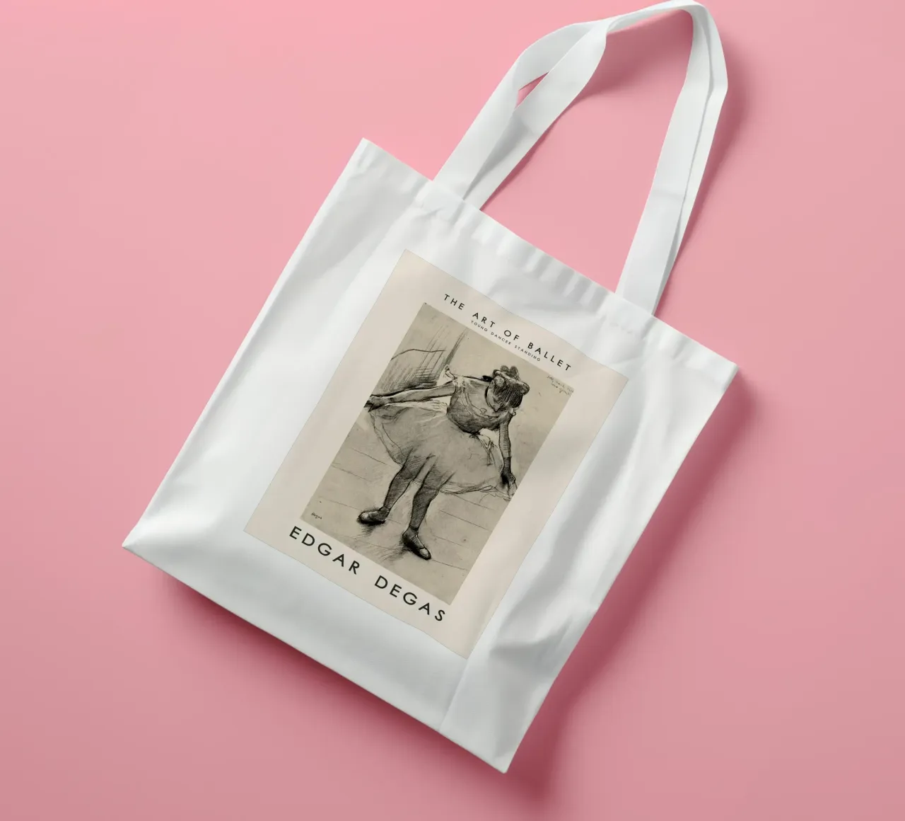 Edgar Degas - Young Woman Standing tote bag by Alfieson