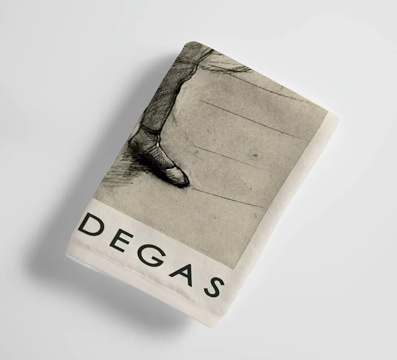 Edgar Degas - Giovane donna in piedi asciugamano da bagno da Alfieson