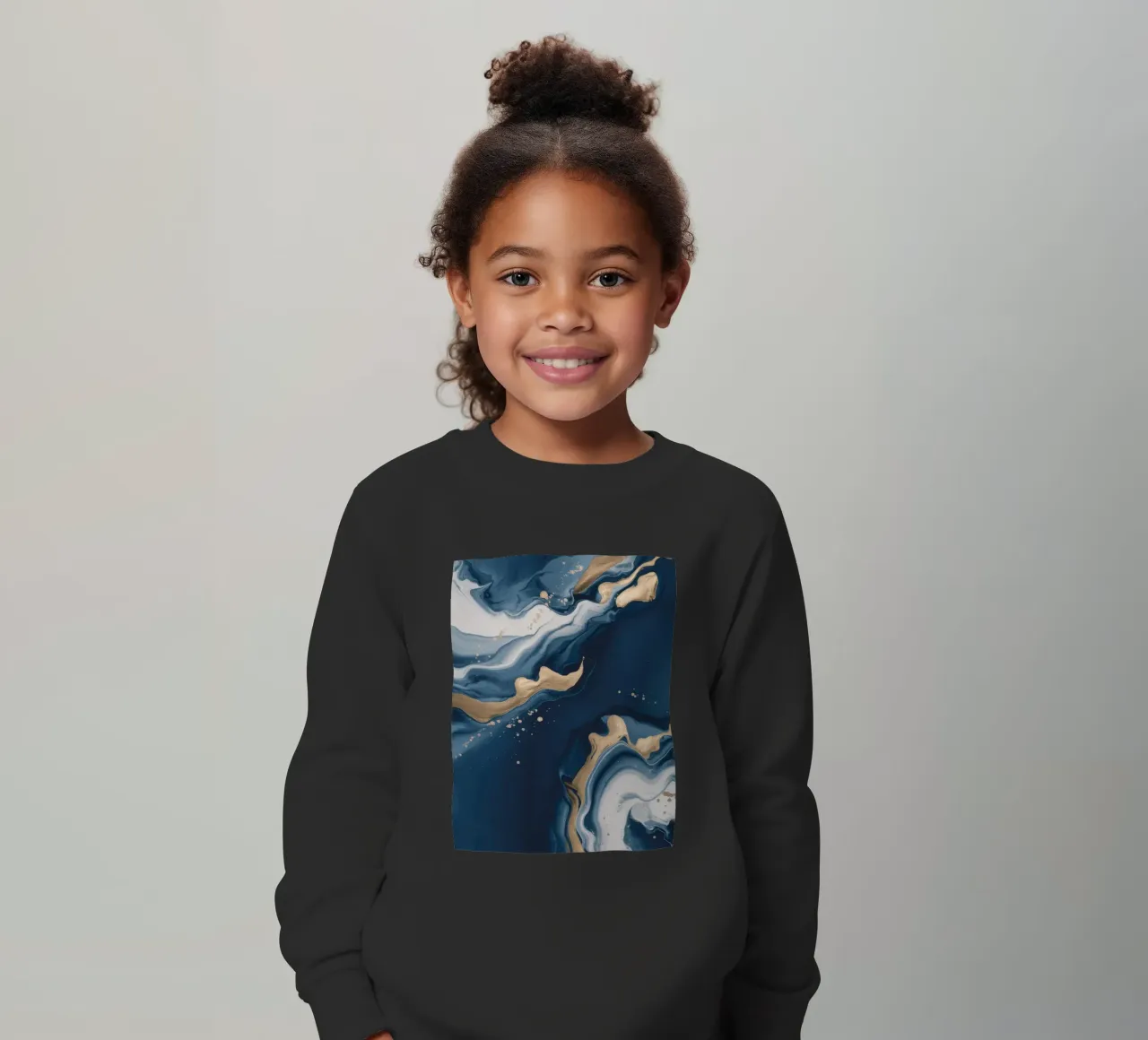 Mitternachtsgezeiten Locke Kinder Sweatshirt von Monarch Arc