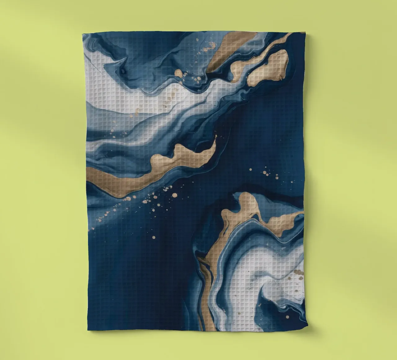 Mitternachtsgezeiten Locke Geschirrtuch von Monarch Arc