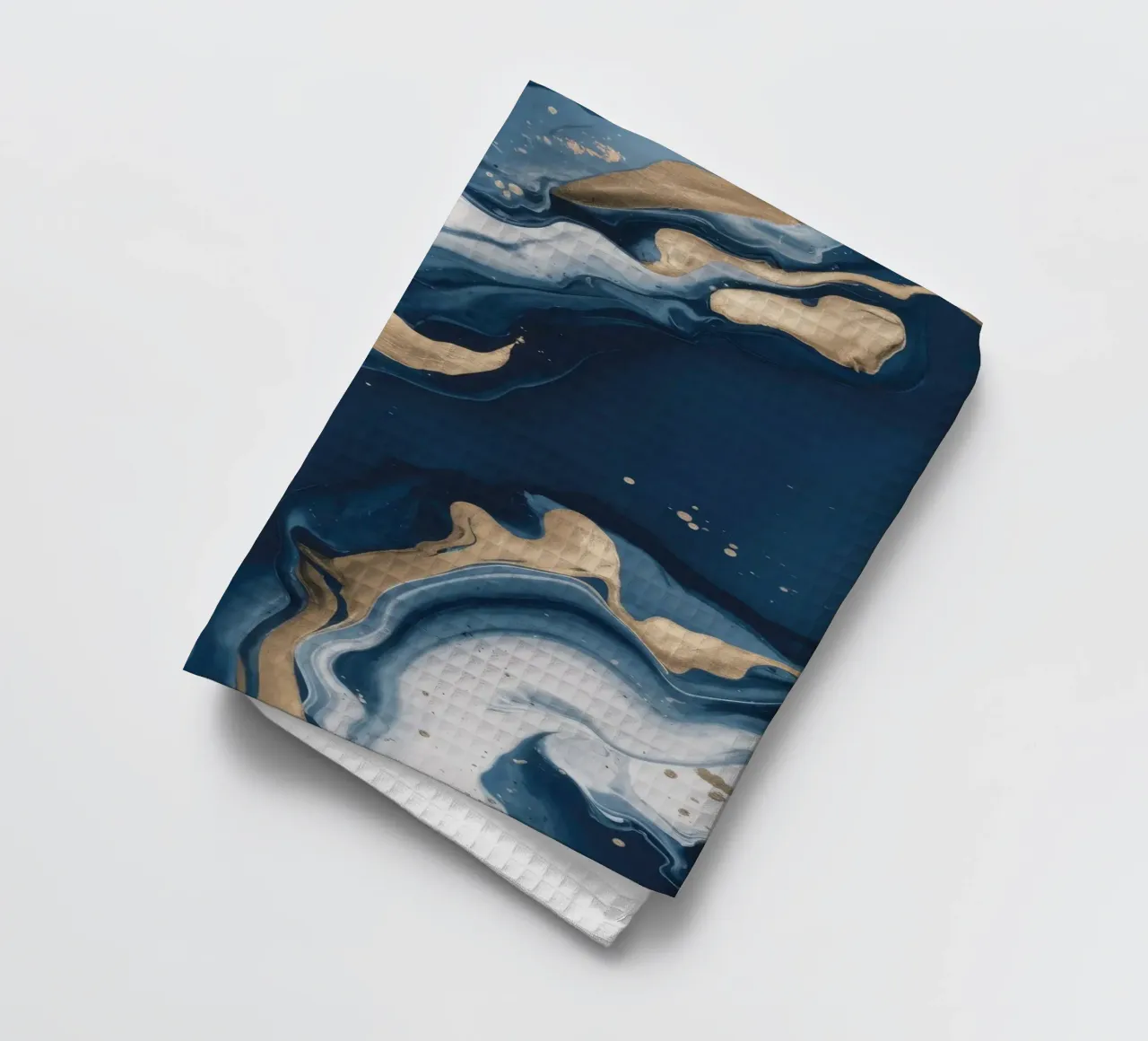 Mitternachtsgezeiten Locke Geschirrtuch von Monarch Arc