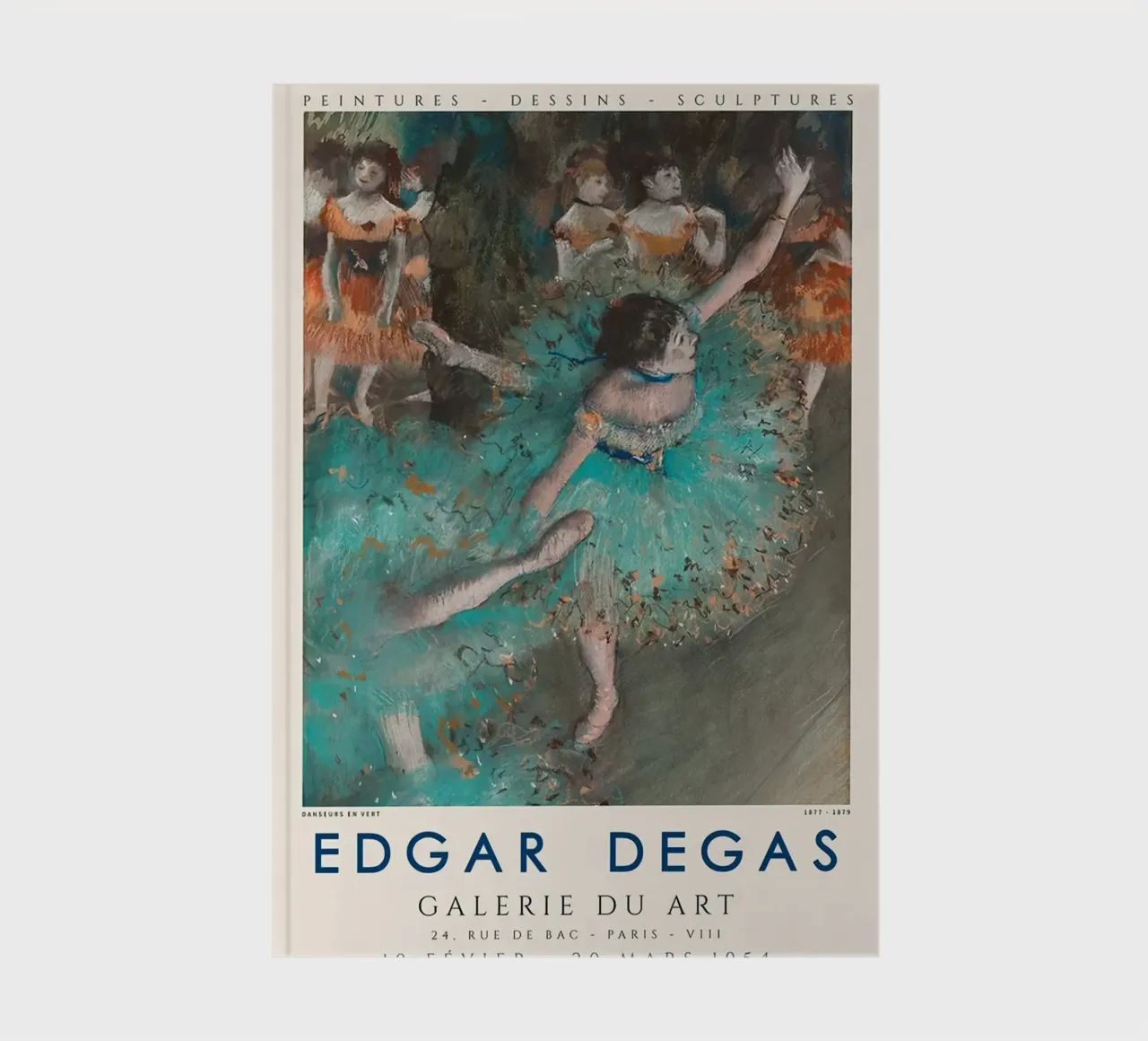 Poster di danza di Edgar Degas diario da Alfieson