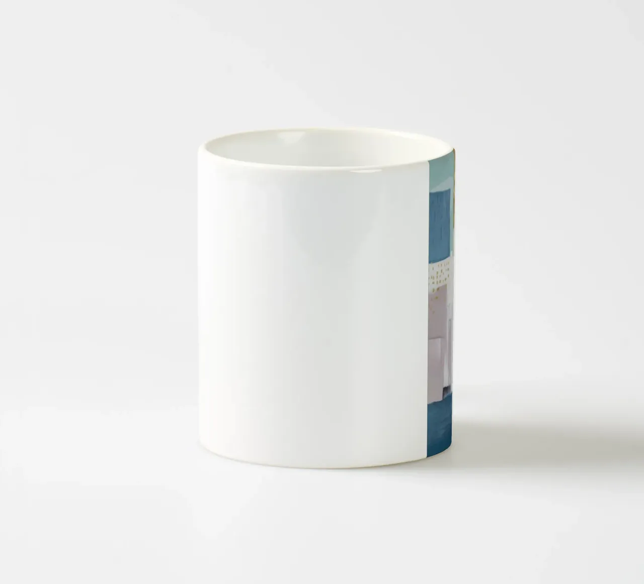Geometria moderna in dissolvenza tazza in ceramica da Monarch Arc