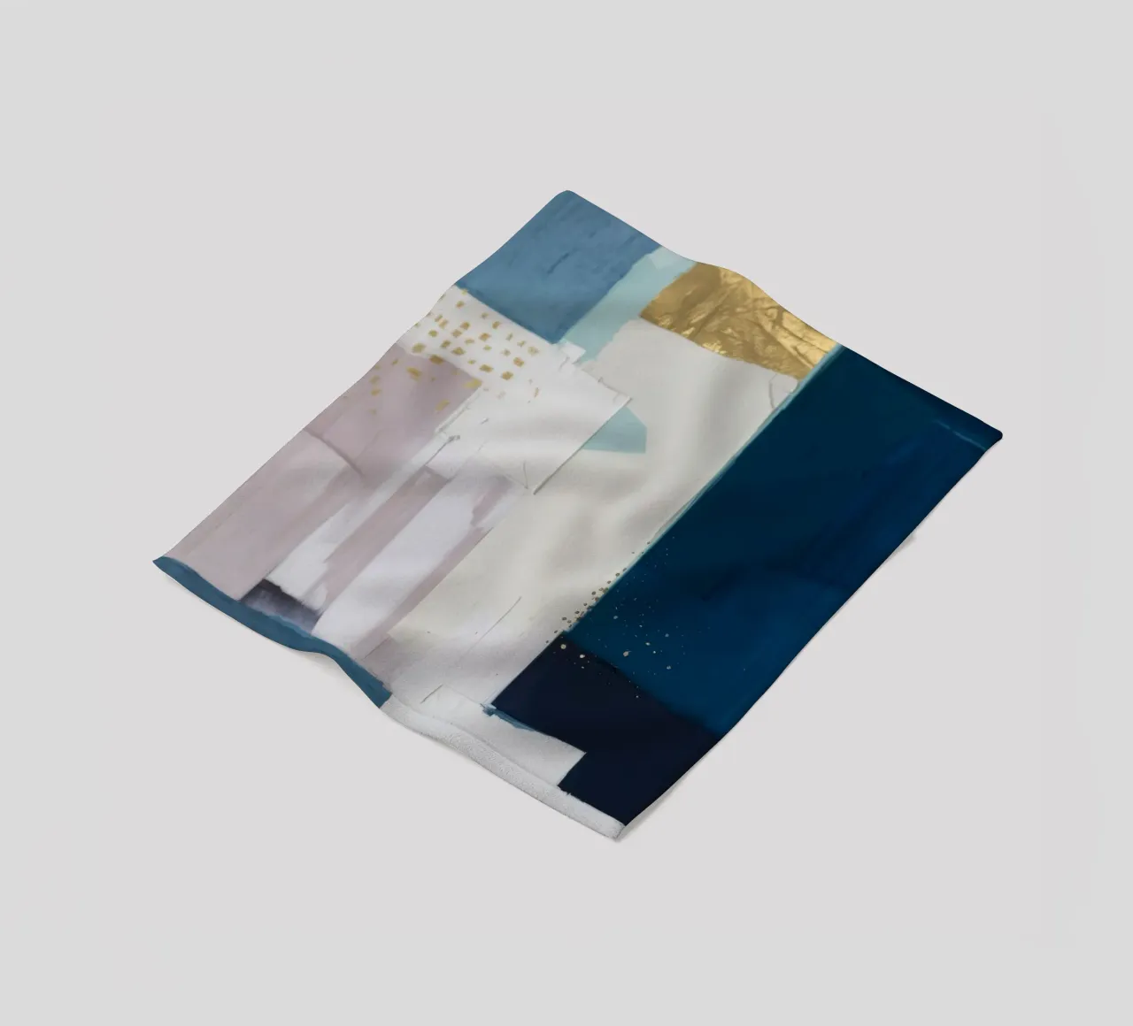 Modern Fade Geometry fleece blanket by Monarch Arc