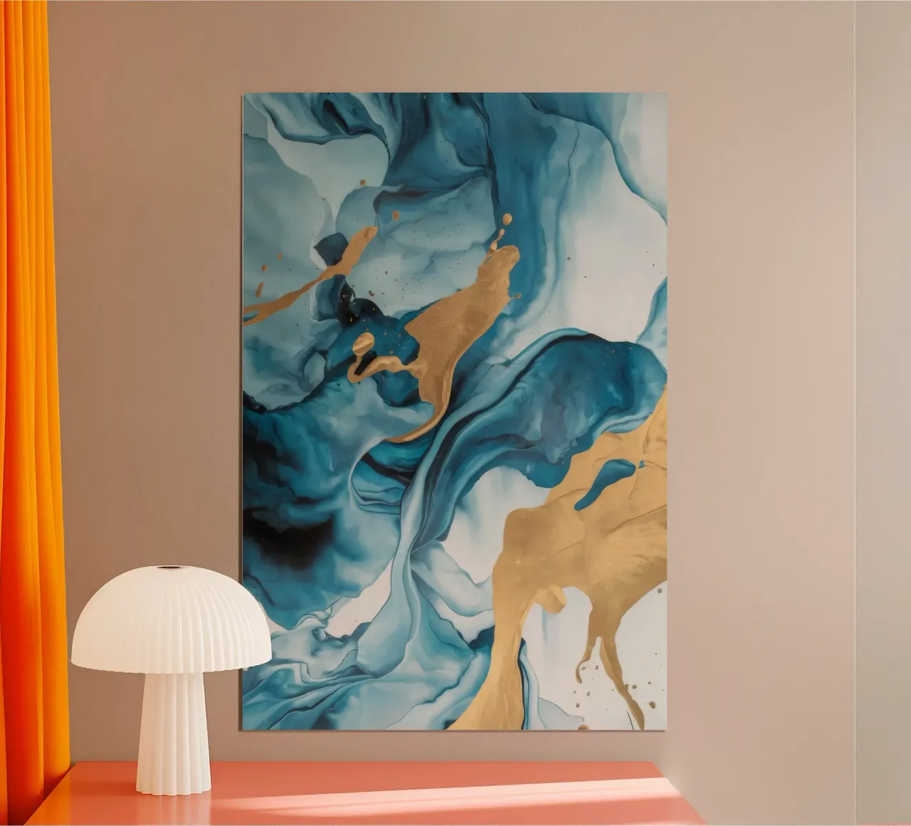 Saffier drift vlam poster van Monarch Arc