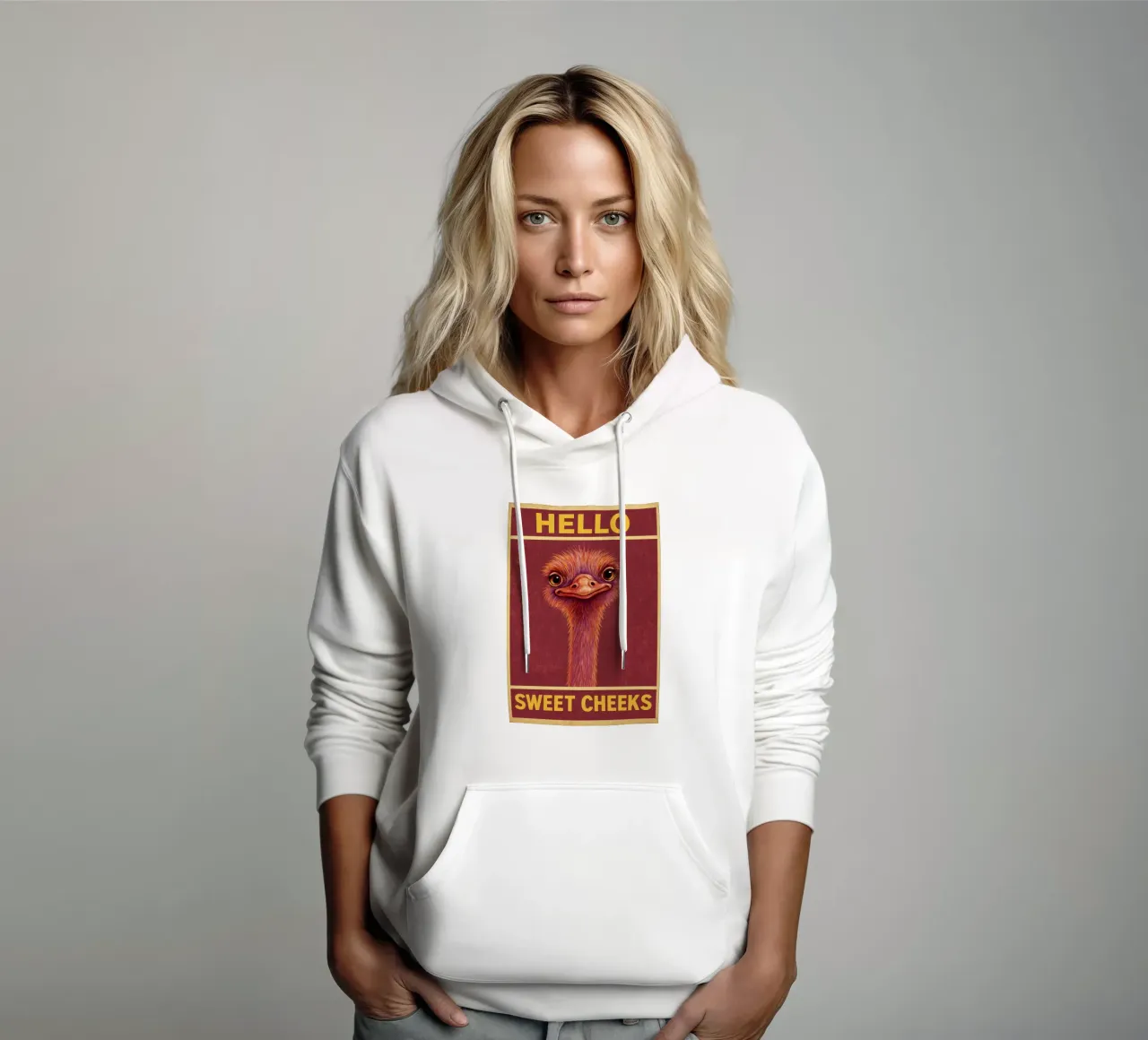 Ciao Guance Dolci felpa con cappuccio da Rawdenox
