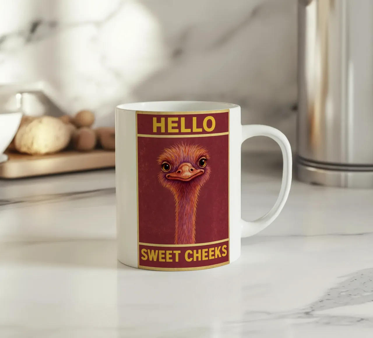 Ciao Guance Dolci tazza in ceramica da Rawdenox