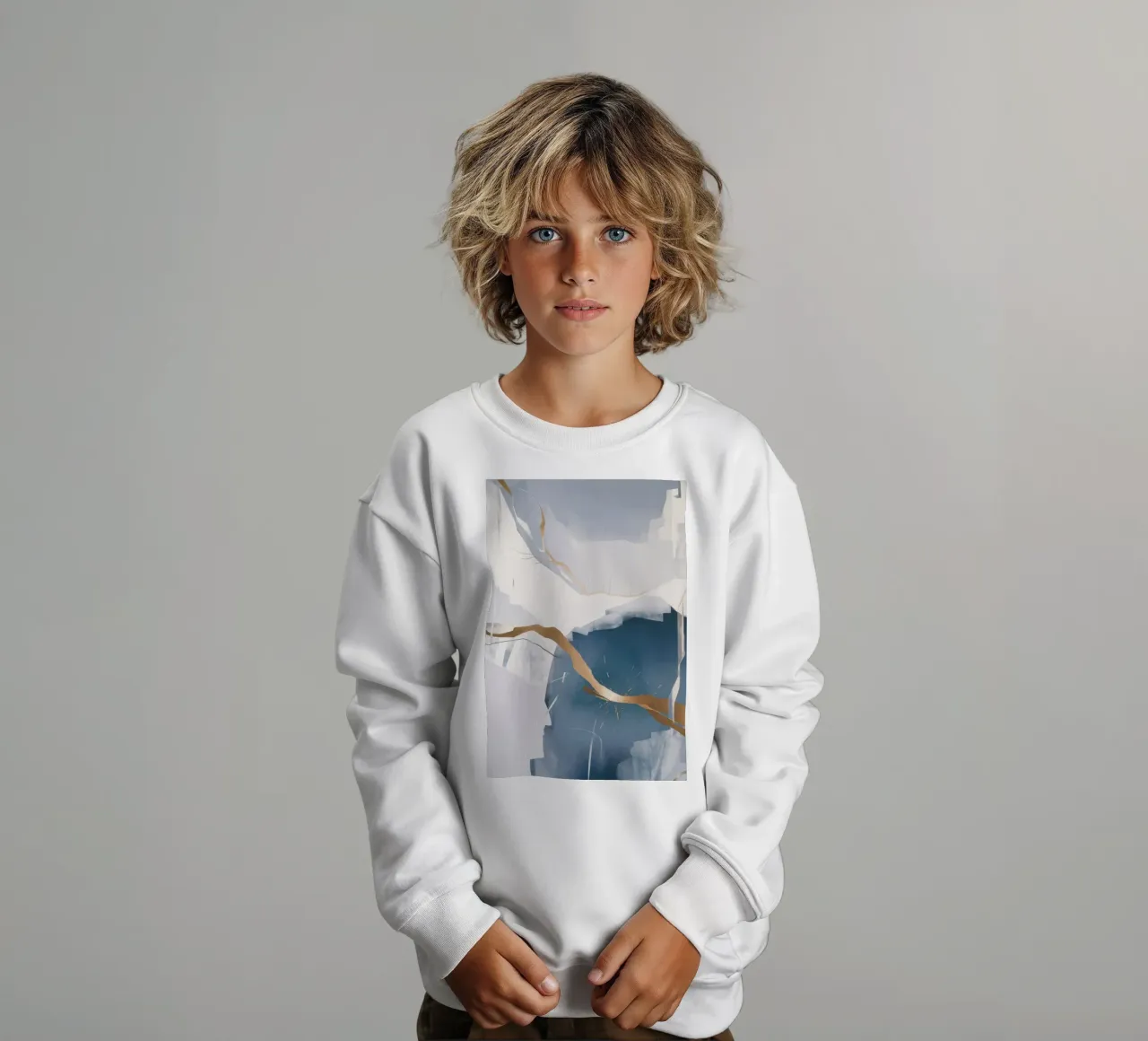 Frost Line Break kids sweatshirt by Monarch Arc