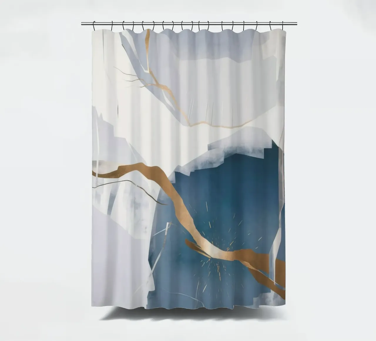 Rotura de la línea de hielo cortina de baño de Monarch Arc