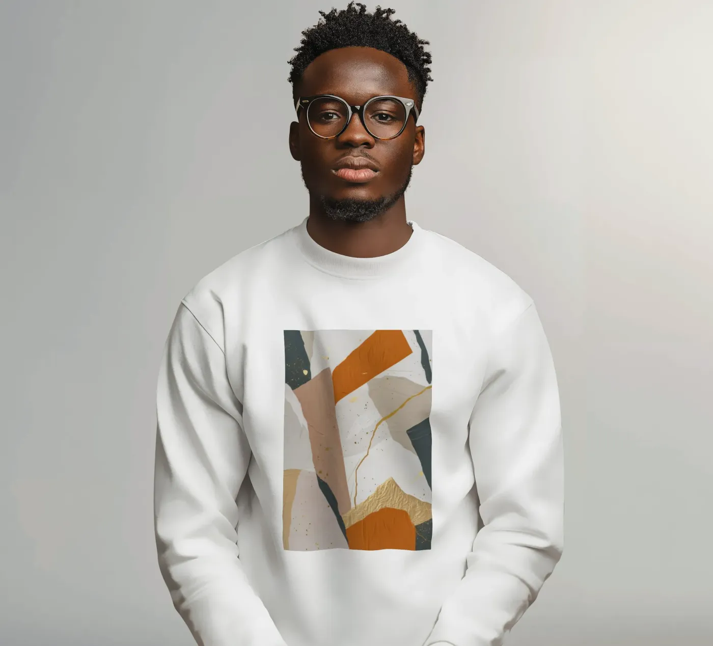 Patchwork Duin Motie sweatshirt van Monarch Arc